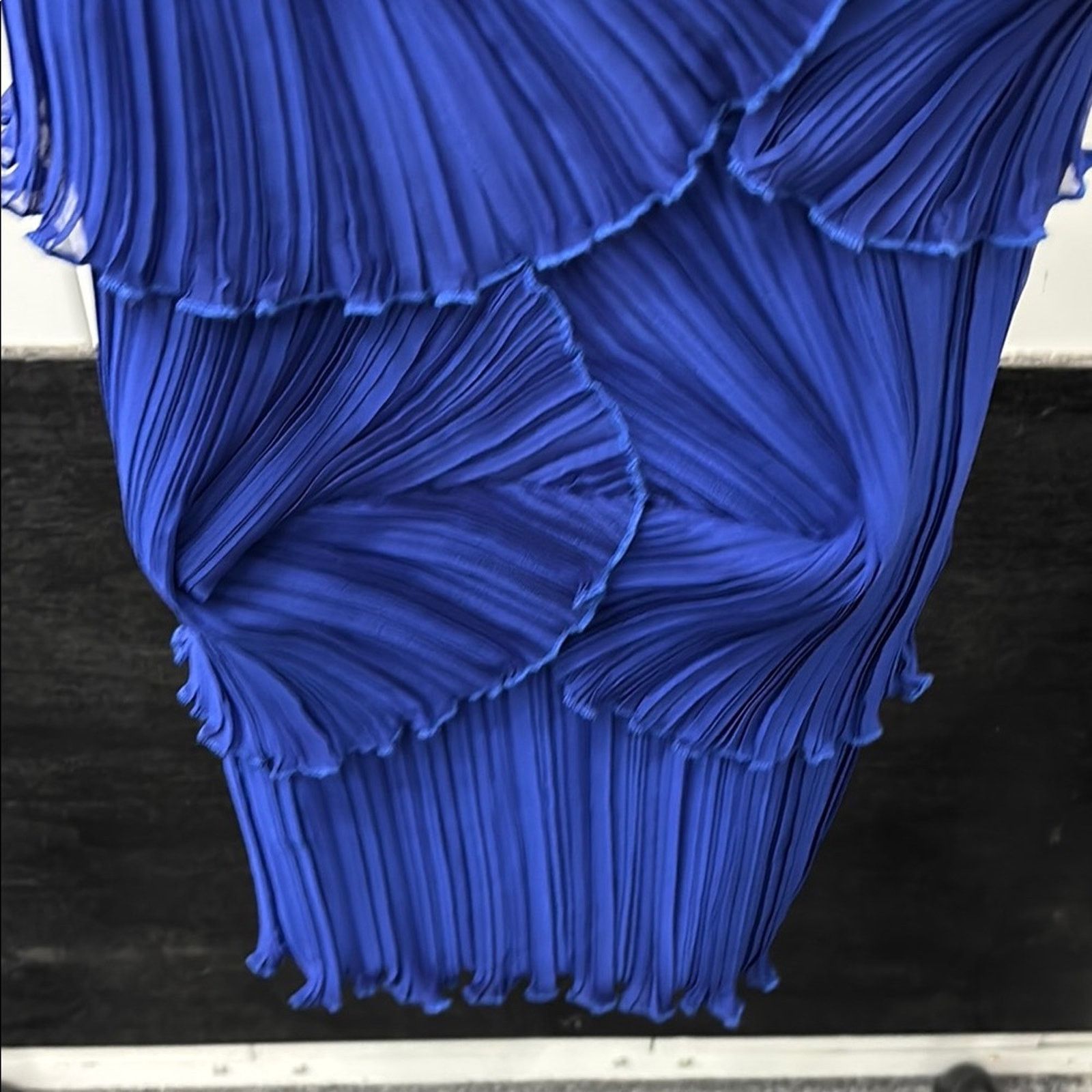 Other NWT Blue Sheath Midi Dress with Flutter Cap Sleeves One Size Size ONE SIZE - 10 Thumbnail