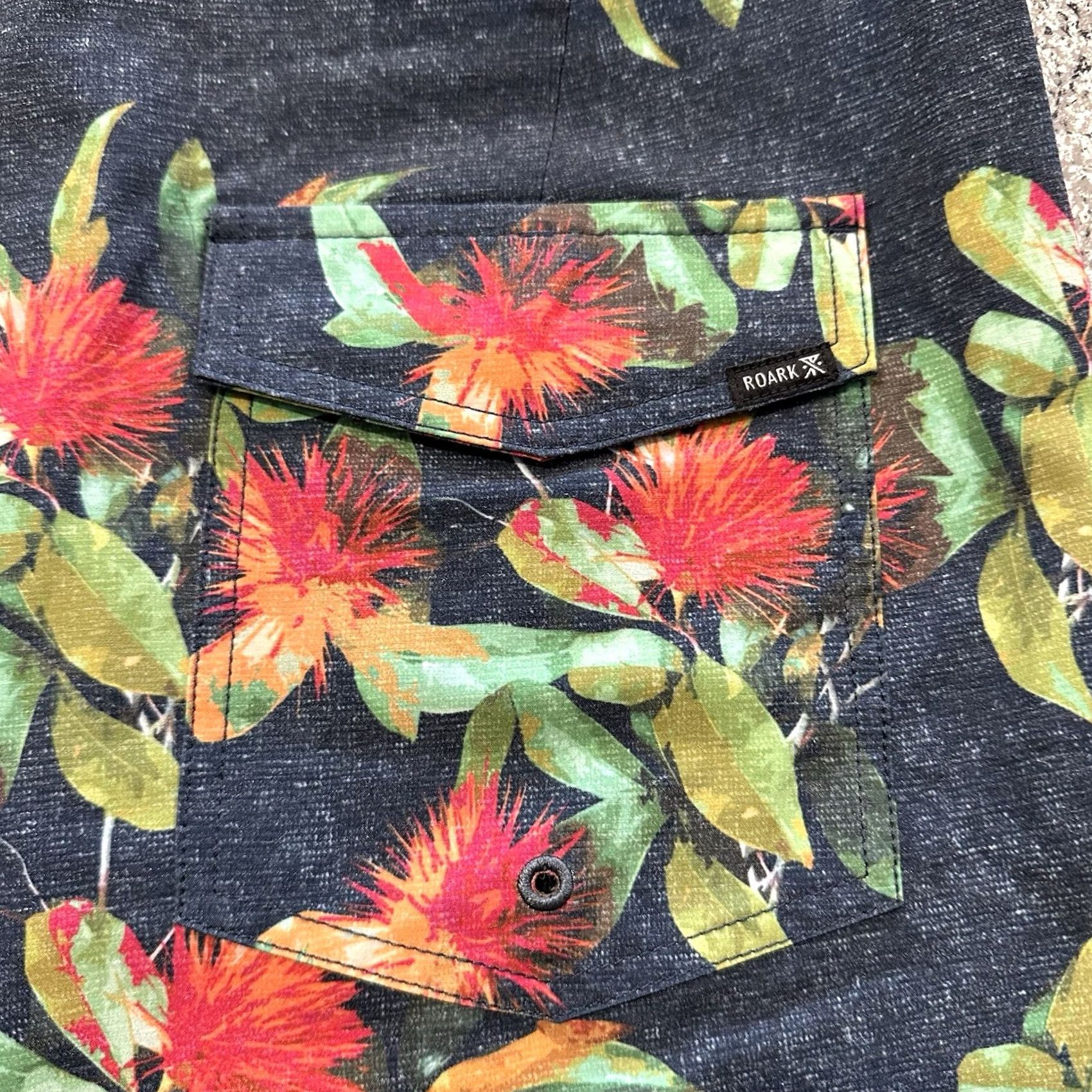 Roark Roark Boardshorts Mens 33 Swim Shorts Trunks 18” Floral Blue Roark Floral Board Shorts Men 33 XS? Size US 33 - 7 Thumbnail