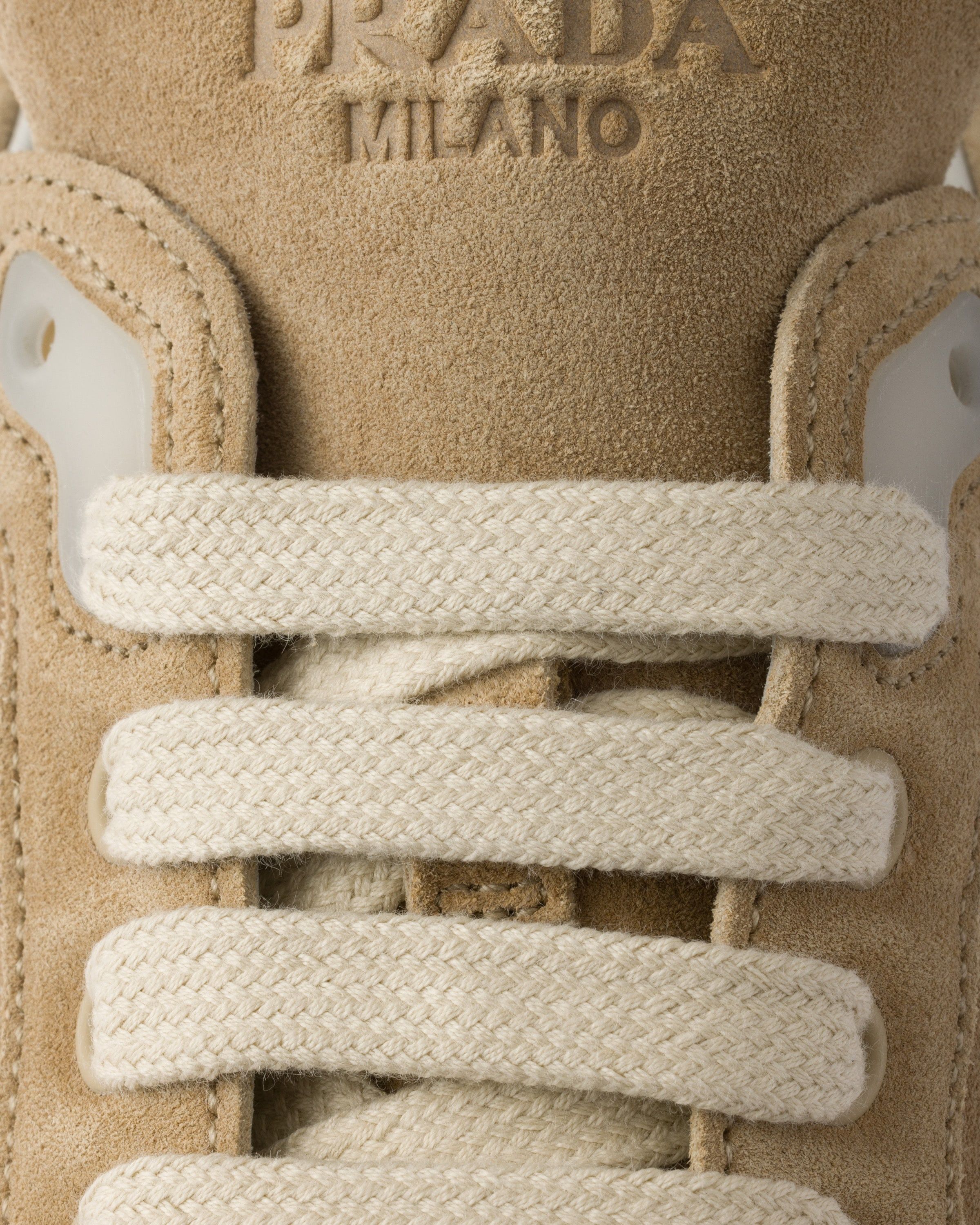 Prada o1la1rc1a0925 America's Cup Suede Sneakers in Beige Size US 10 / EU 43 - 5 Thumbnail