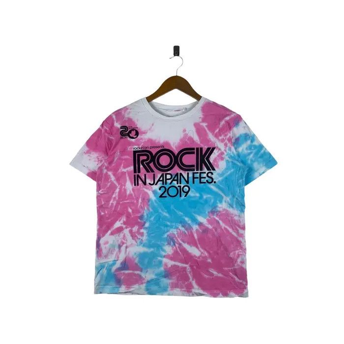 Vintage ROCK IN JAPAN 2019 Rockin On Tie Dye Tee Festival Shirt Size US M / EU 48-50 / 2 - 1 Thumbnail