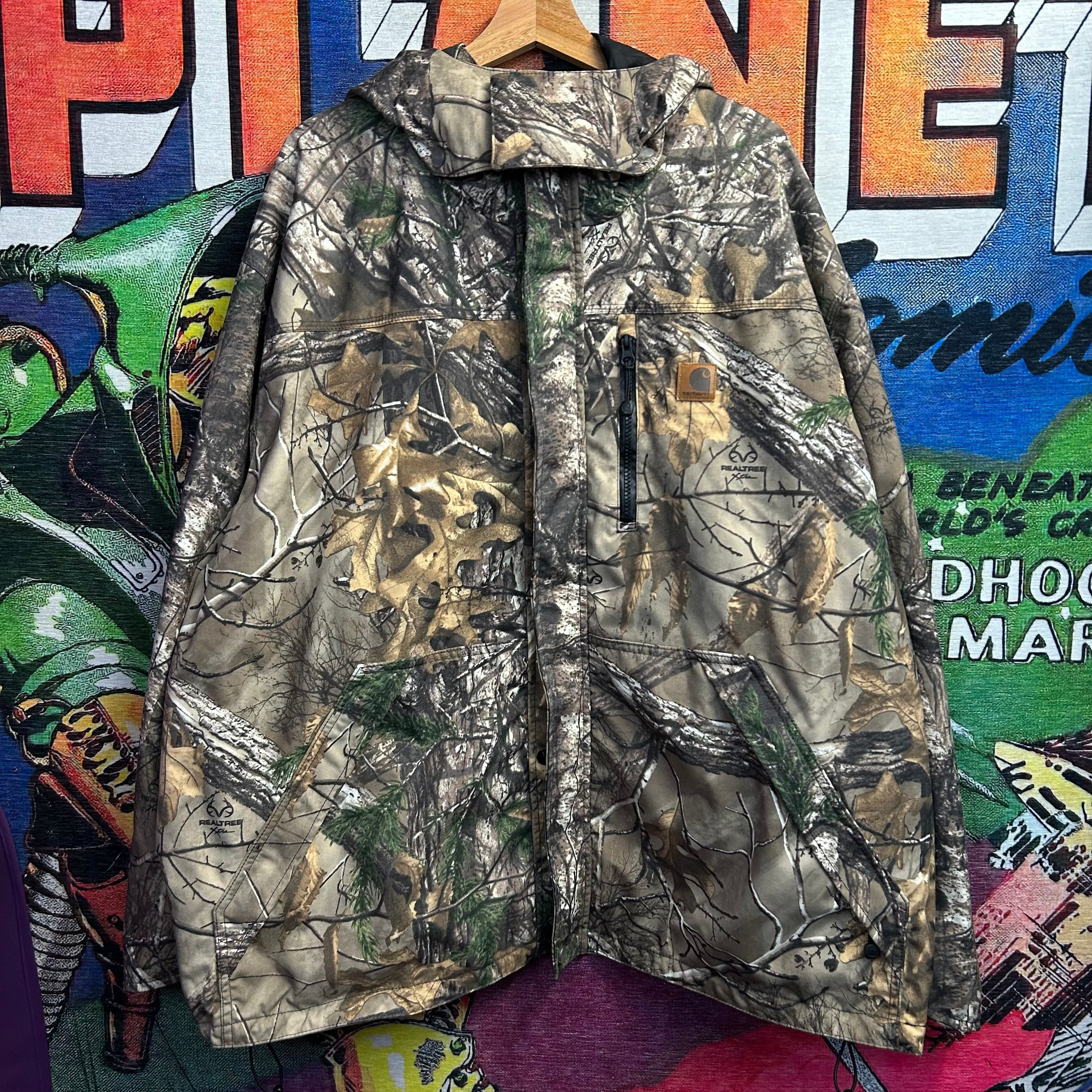 image of Carhartt Real Tree Camo Jacket Size 2Xl, Men's