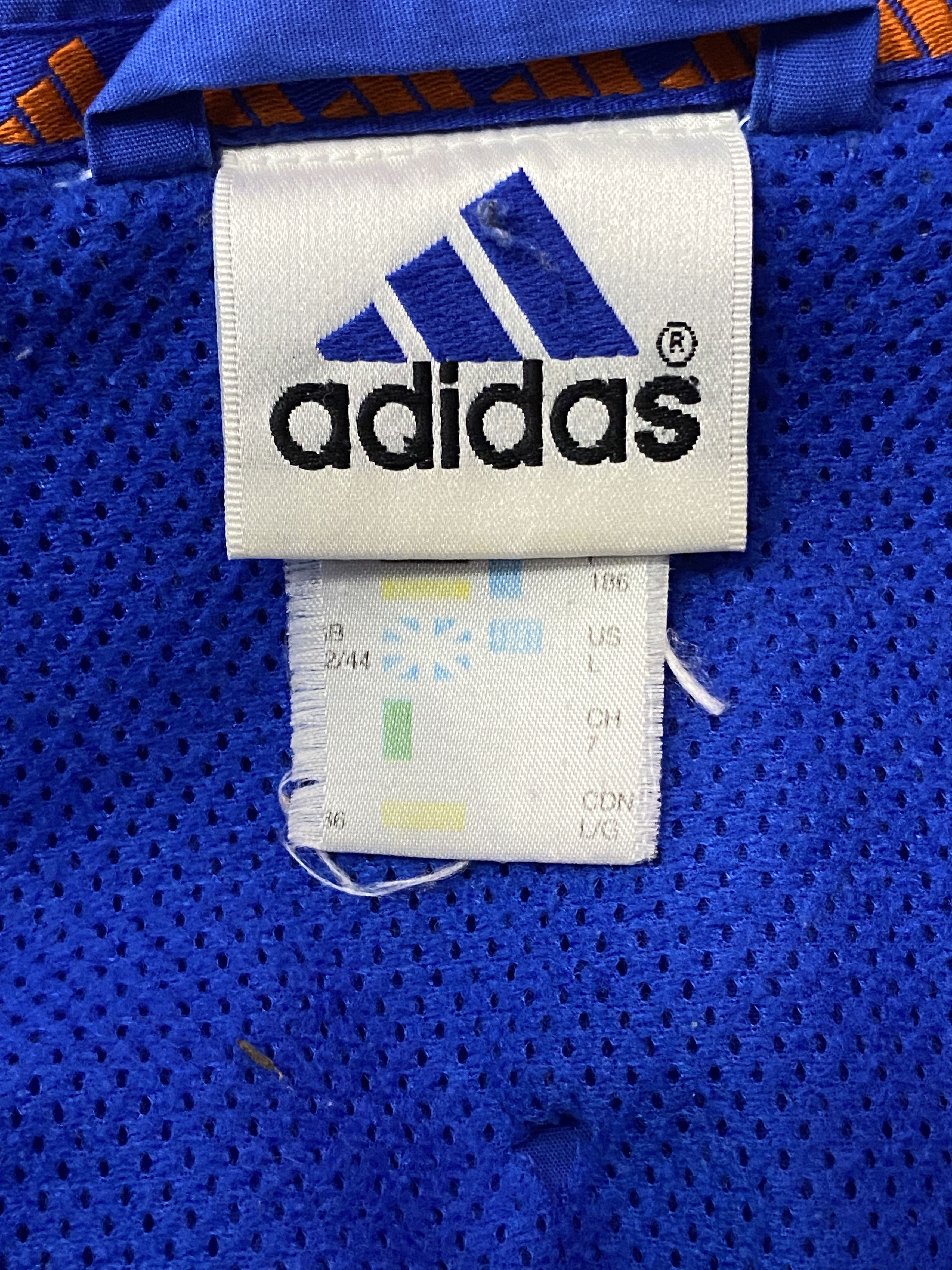 Adidas × Vintage 90s Adidas Vintage Men's Windbreaker Jacket - L Size US L / EU 52-54 / 3 - 6 Thumbnail