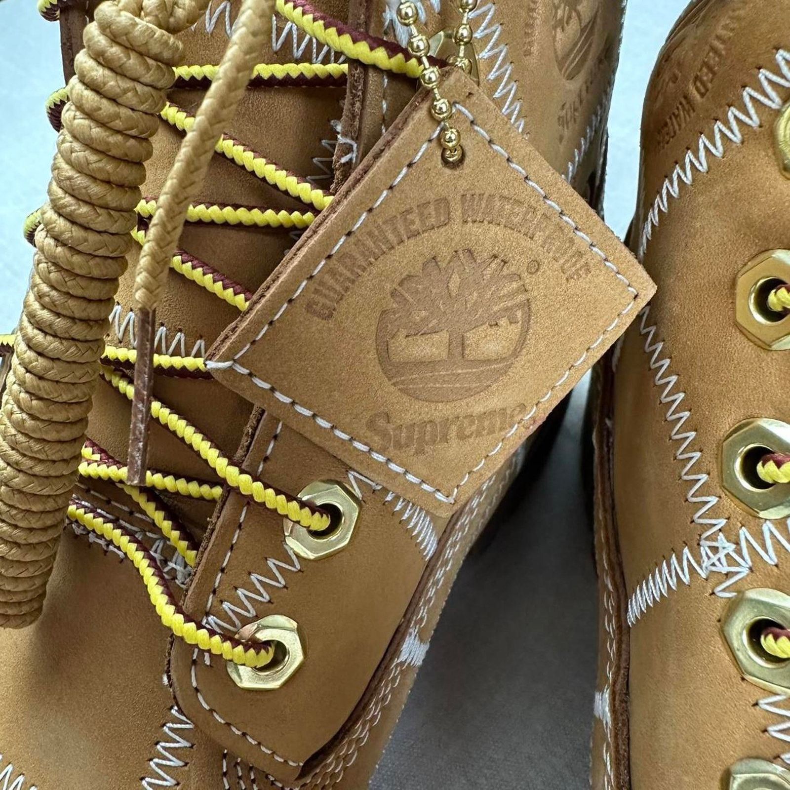 Supreme Timberland Supreme 6" Premium Waterproof Boot "Wheat" 11.5M Size US 11.5 / EU 44-45 - 6 Thumbnail