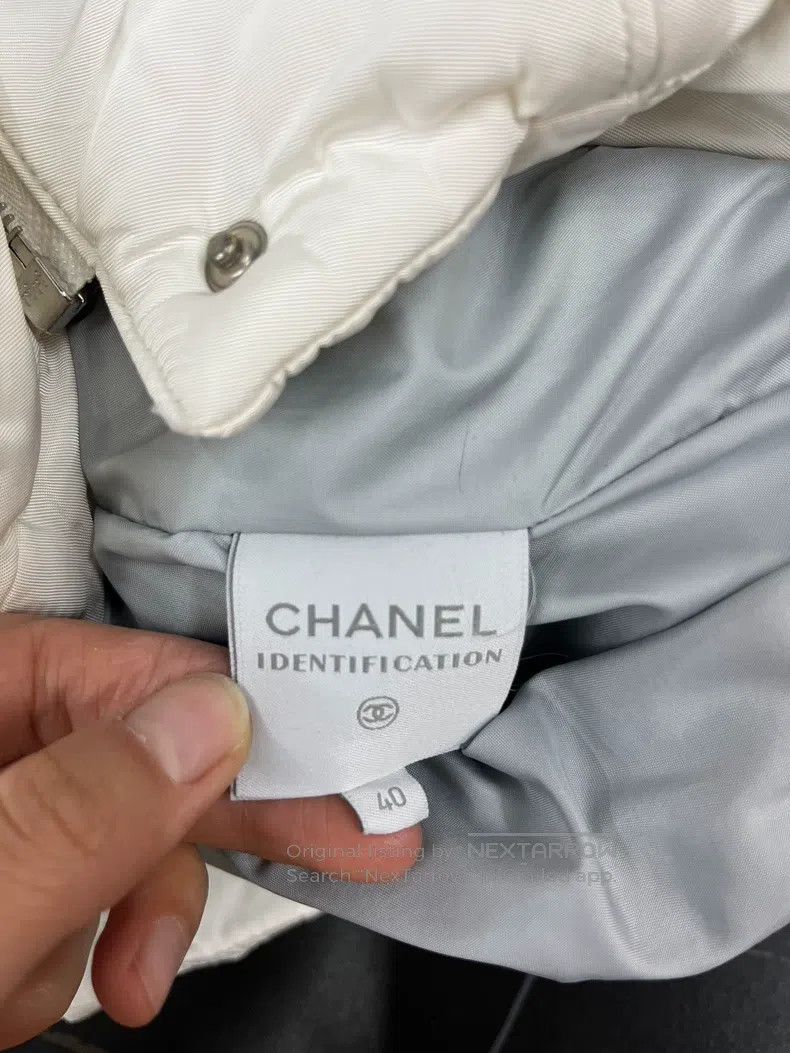 Chanel Chanel White down jacket Size S / US 4 / IT 40 - 5 Thumbnail