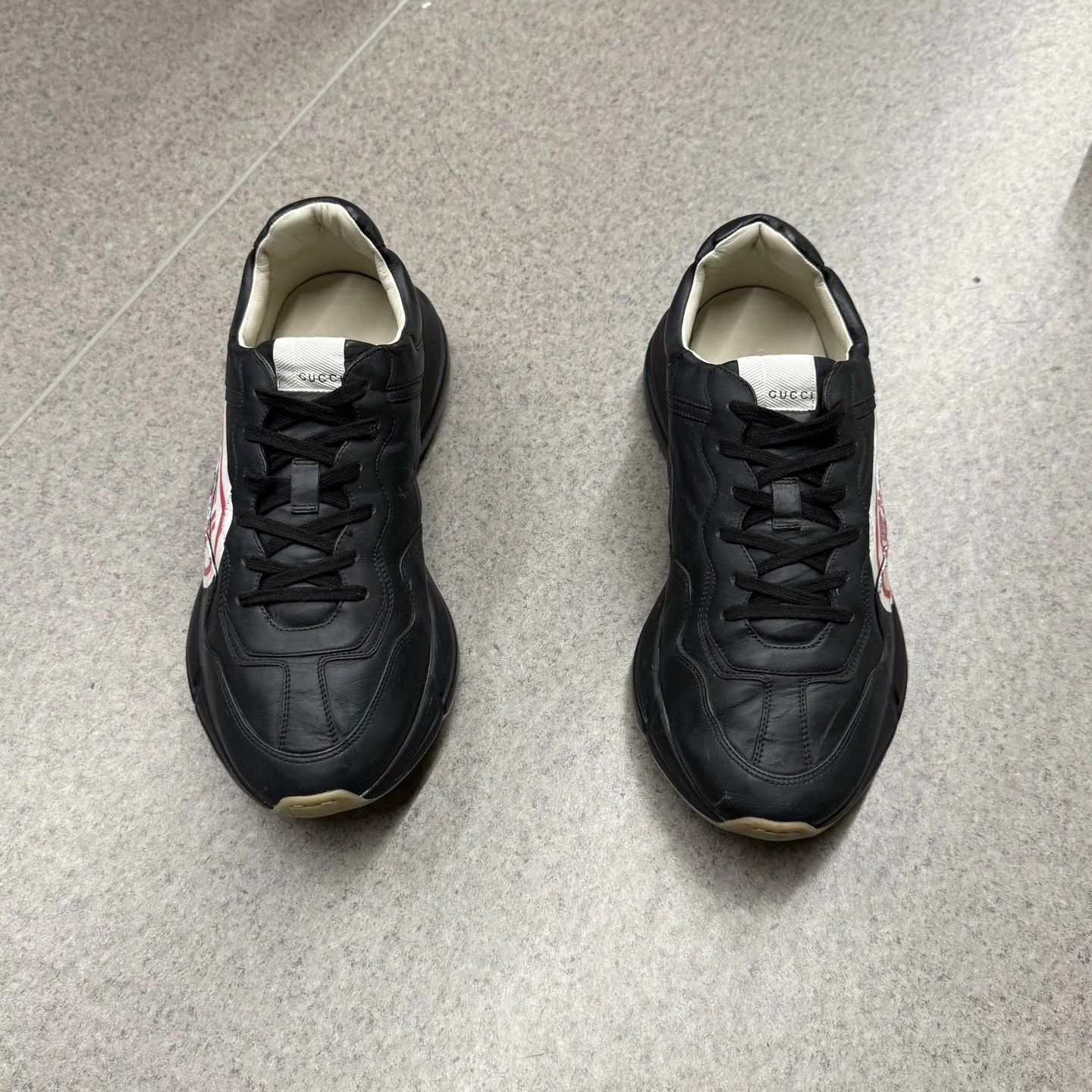 Gucci Gucci Black Red Dad Shoes - Size 11/44 - Excellent Cond. Size US 11 / EU 44 - 5 Thumbnail