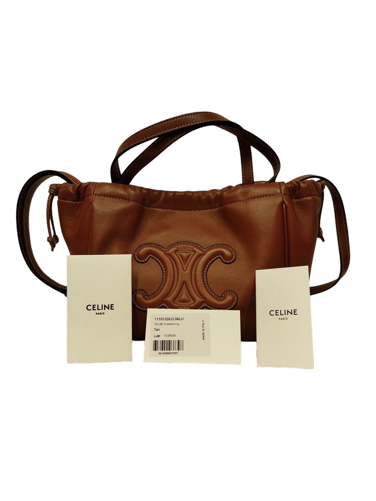 Celine Celine Small Cabas Drawstring Cuir Triomphe Grailed