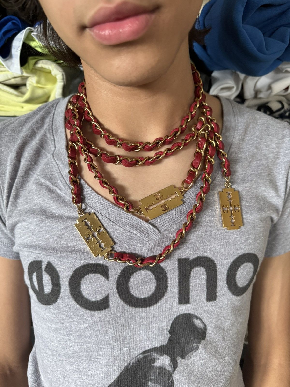 Chanel 2001 Razorblade Belt/Necklace Size ONE SIZE - 7 Thumbnail