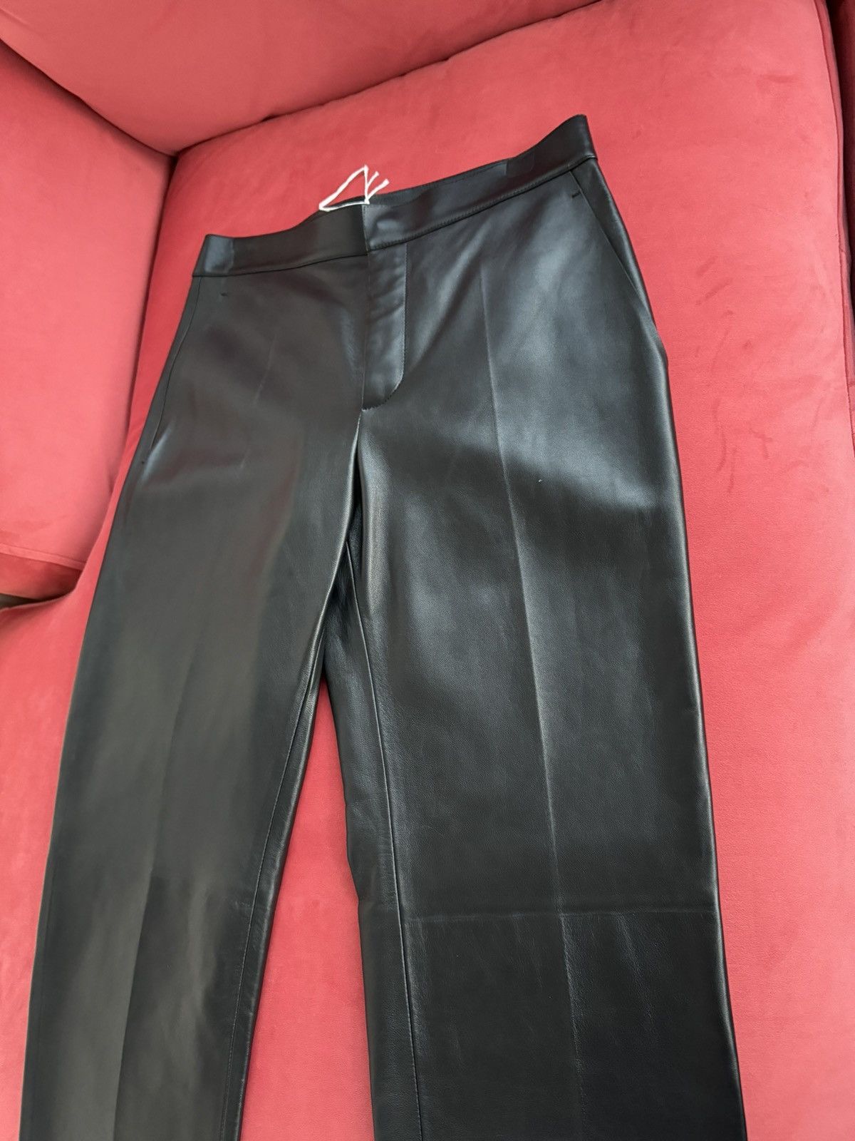 Chloe Chloe lambskin black pants, soft, size M Size 27" / US 4 / IT 40 - 4 Thumbnail