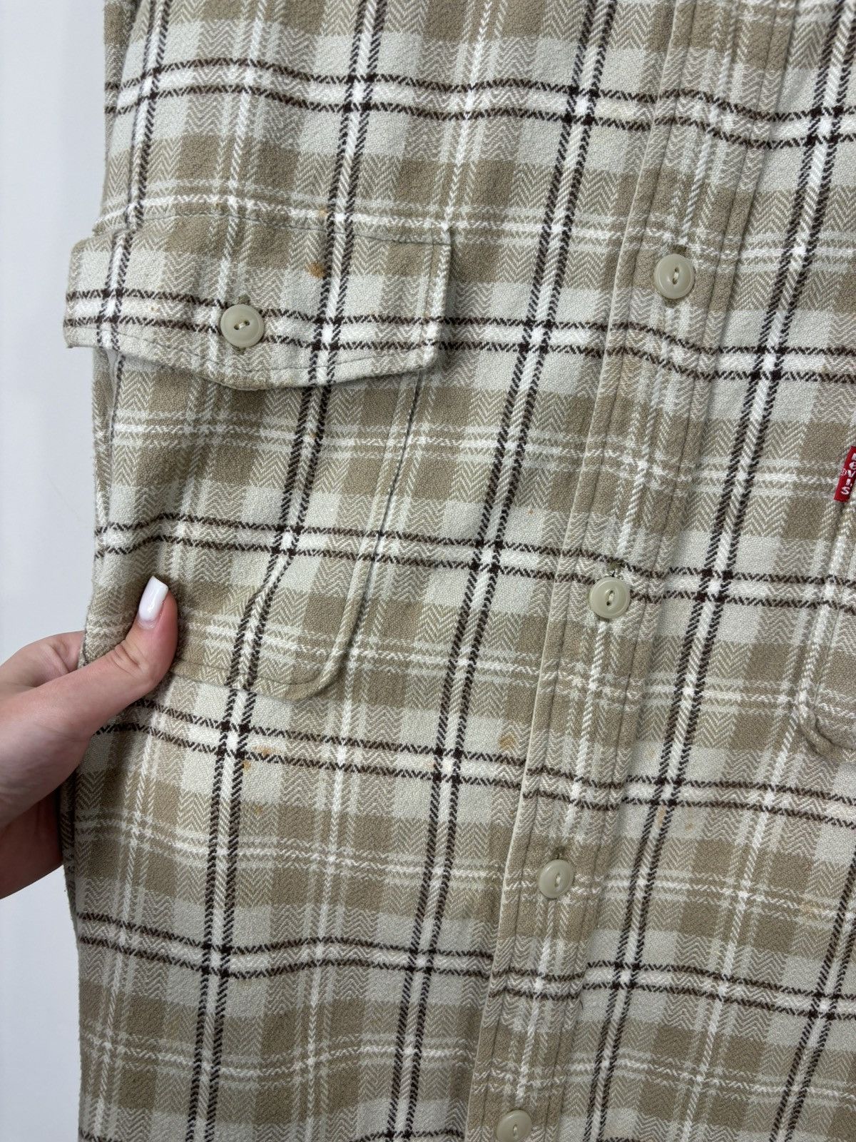 Levi's Vintage Levi’s Dry Goods 90s Checkered Hype Flannel Shirt Size US L / EU 52-54 / 3 - 7 Thumbnail