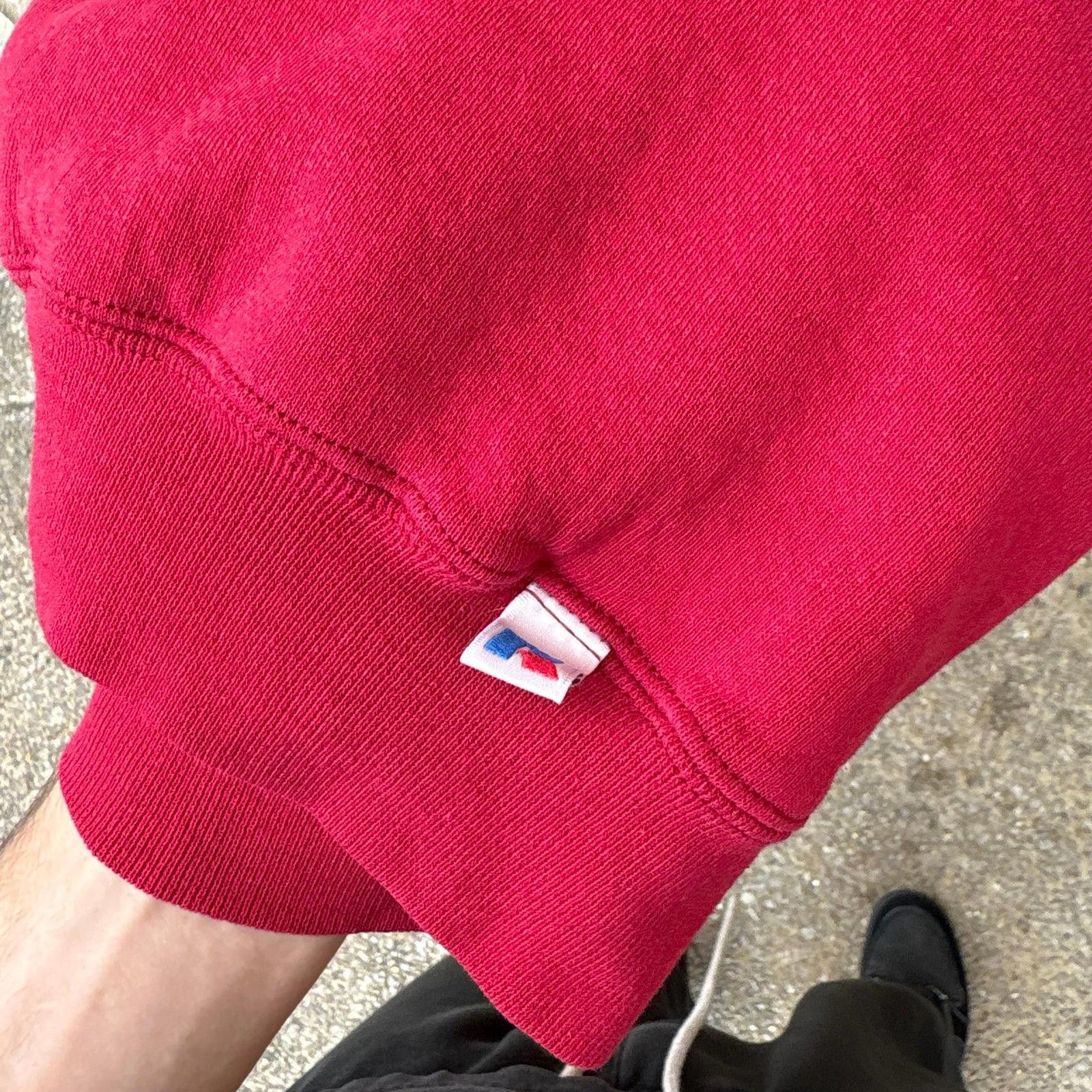 Russell Athletic Vintage red Russell Sweatshirt crewneck Size US XL / EU 56 / 4 - 3 Thumbnail