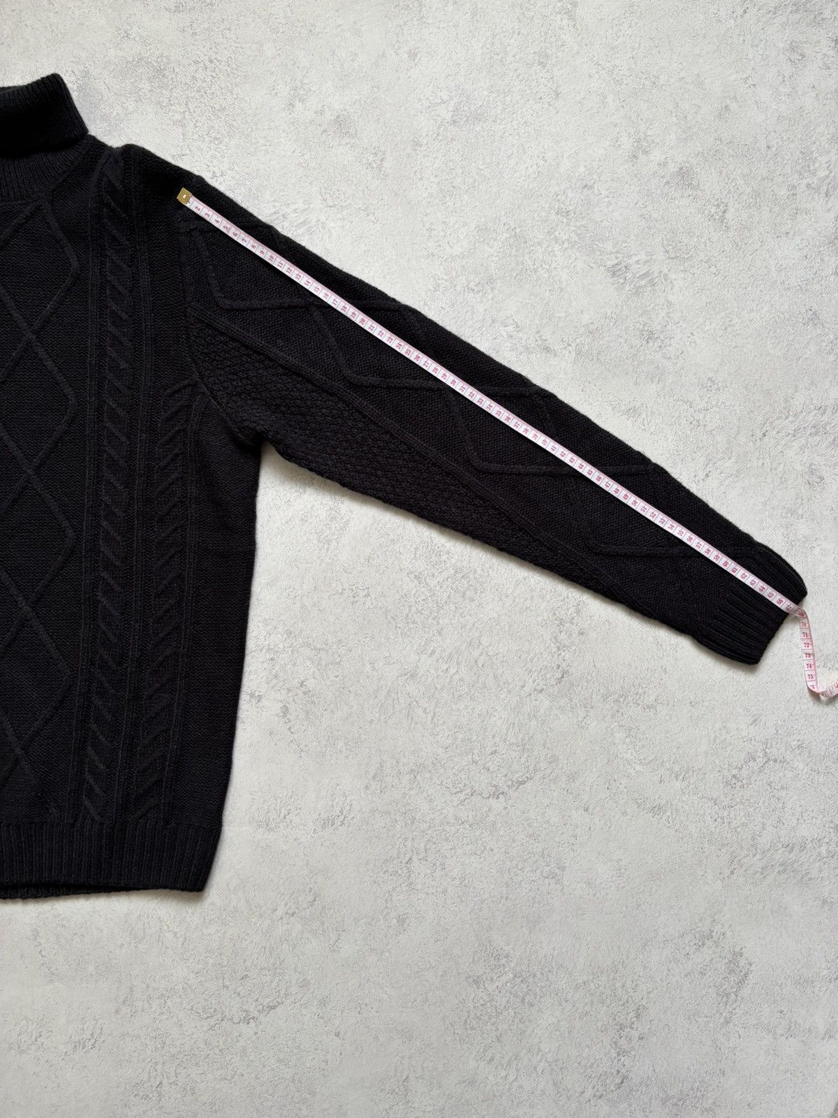 Folk Folk Dark Grey Cable Roll Neck Jumper Knit Sweater Size 4 Size US S / EU 44-46 / 1 - 11 Thumbnail