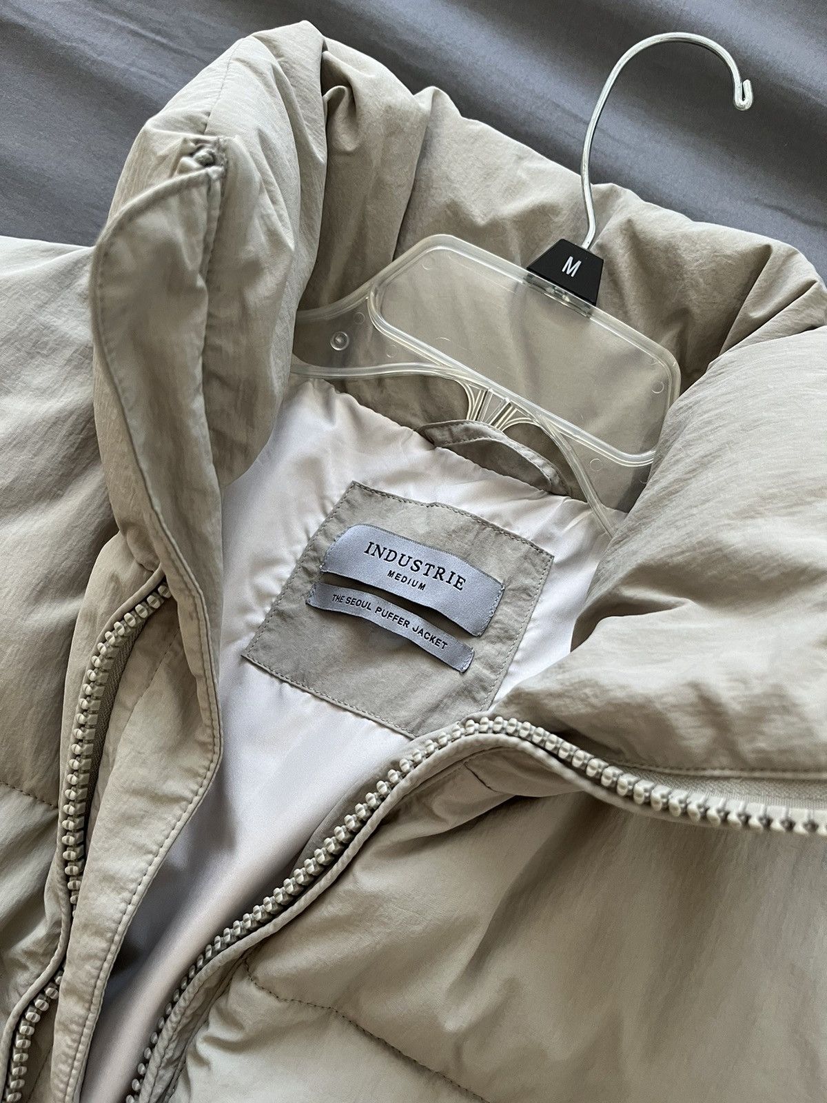 Industrie Industrie Grey Puffer Jacket size M Size US M / EU 48-50 / 2 - 3 Thumbnail
