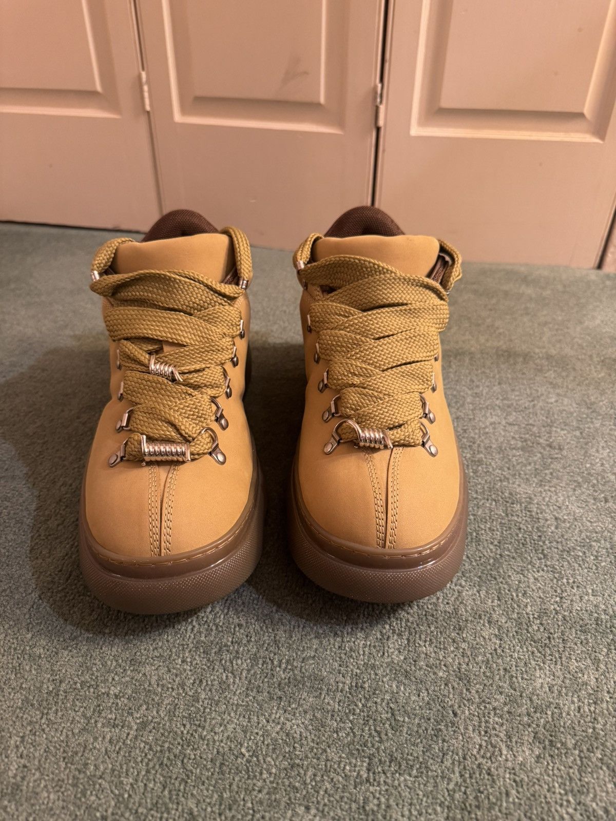 Burberry Suede Boots with Barbed Wire Size US 11 / EU 44 - 2 Thumbnail