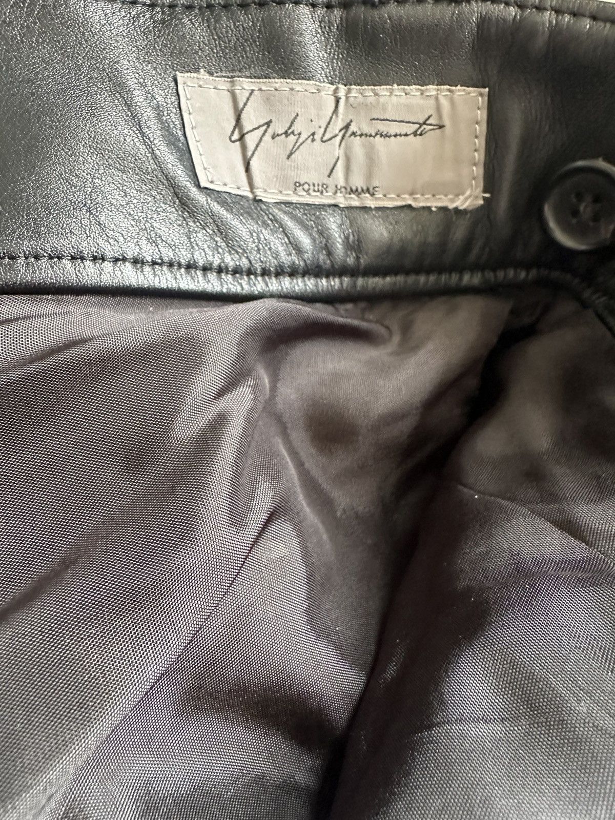 Yohji Yamamoto Supreme 2025 Yohji Yamamoto leather wide pants Size US 32 / EU 48 - 7 Thumbnail