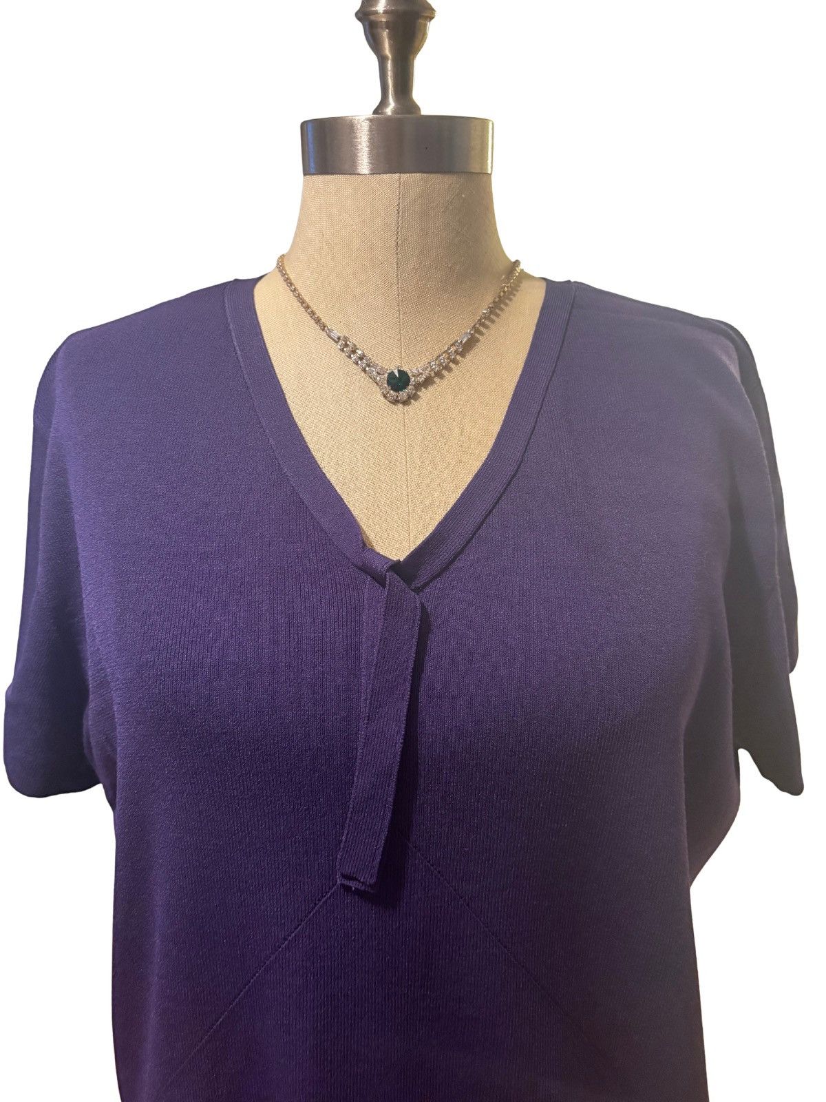 Other Women’s purple Top.wt0117 Size XXL / US 16-18 / IT 52-54 - 2 Thumbnail