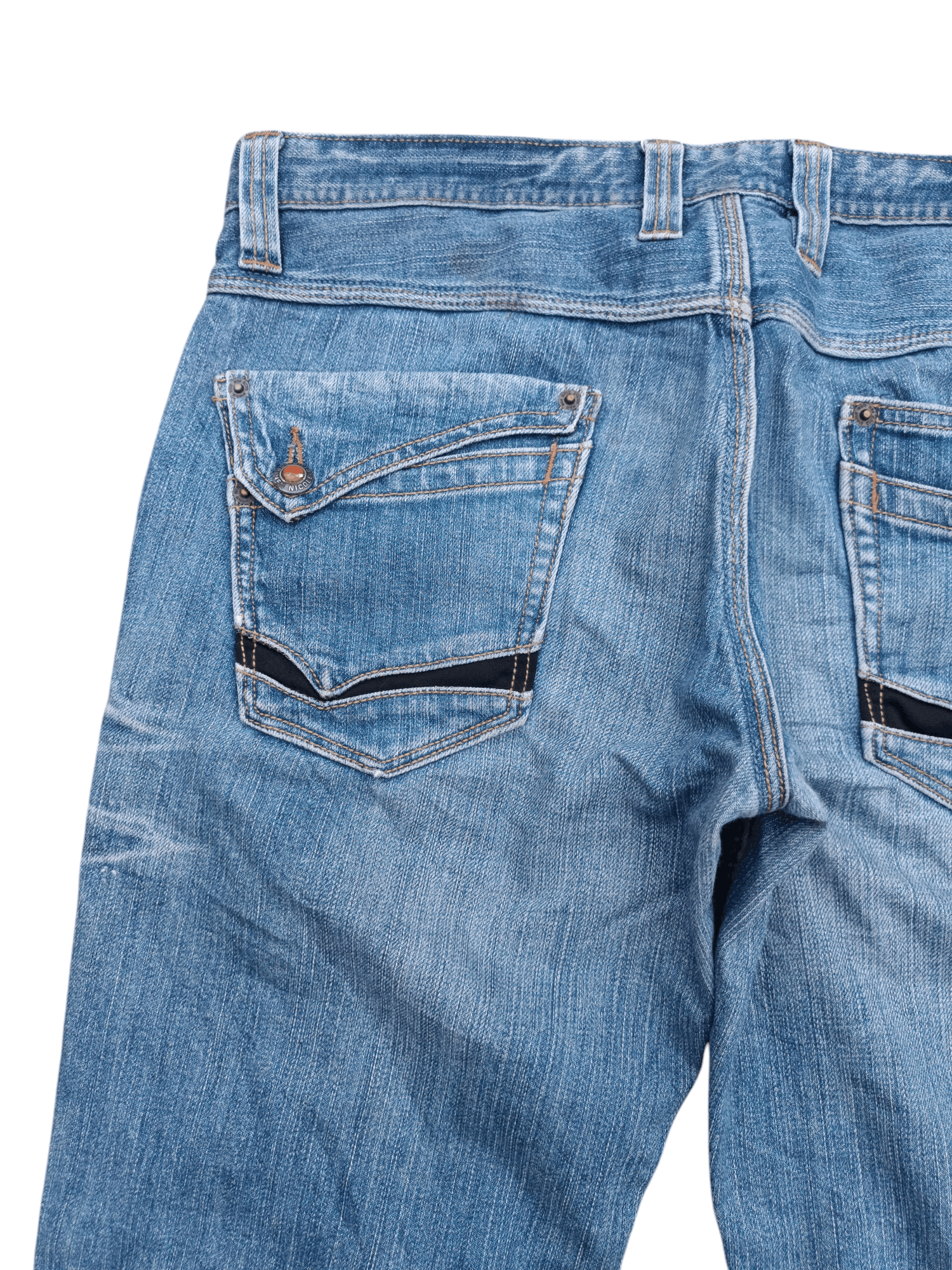 Japanese Brand FLARED 🔥 Nicole Club For Men Multi Pocket Whiskers Denim Size US 34 / EU 50 - 11 Thumbnail