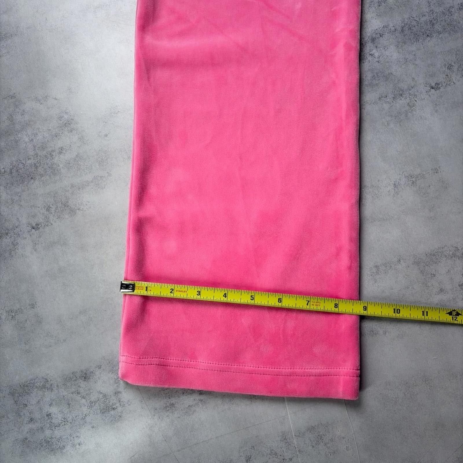 Juicy Couture Jeans Y2K Pink Juicy Couture Grunge Flared Rhinestone Sweatpants Size 36" / US 14 / IT 50 - 8 Thumbnail
