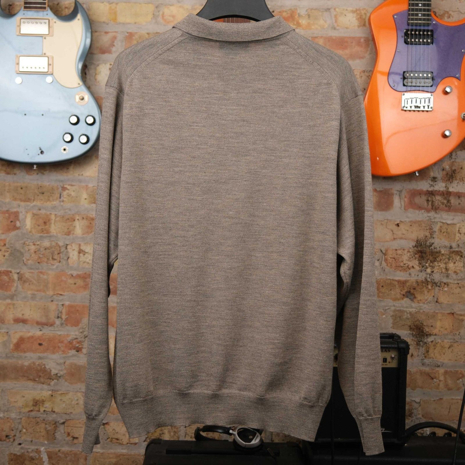 Jos. A. Bank Jos. A Bank Large Made in Italy 100% Merino Collared Sweater Size US L / EU 52-54 / 3 - 2 Thumbnail