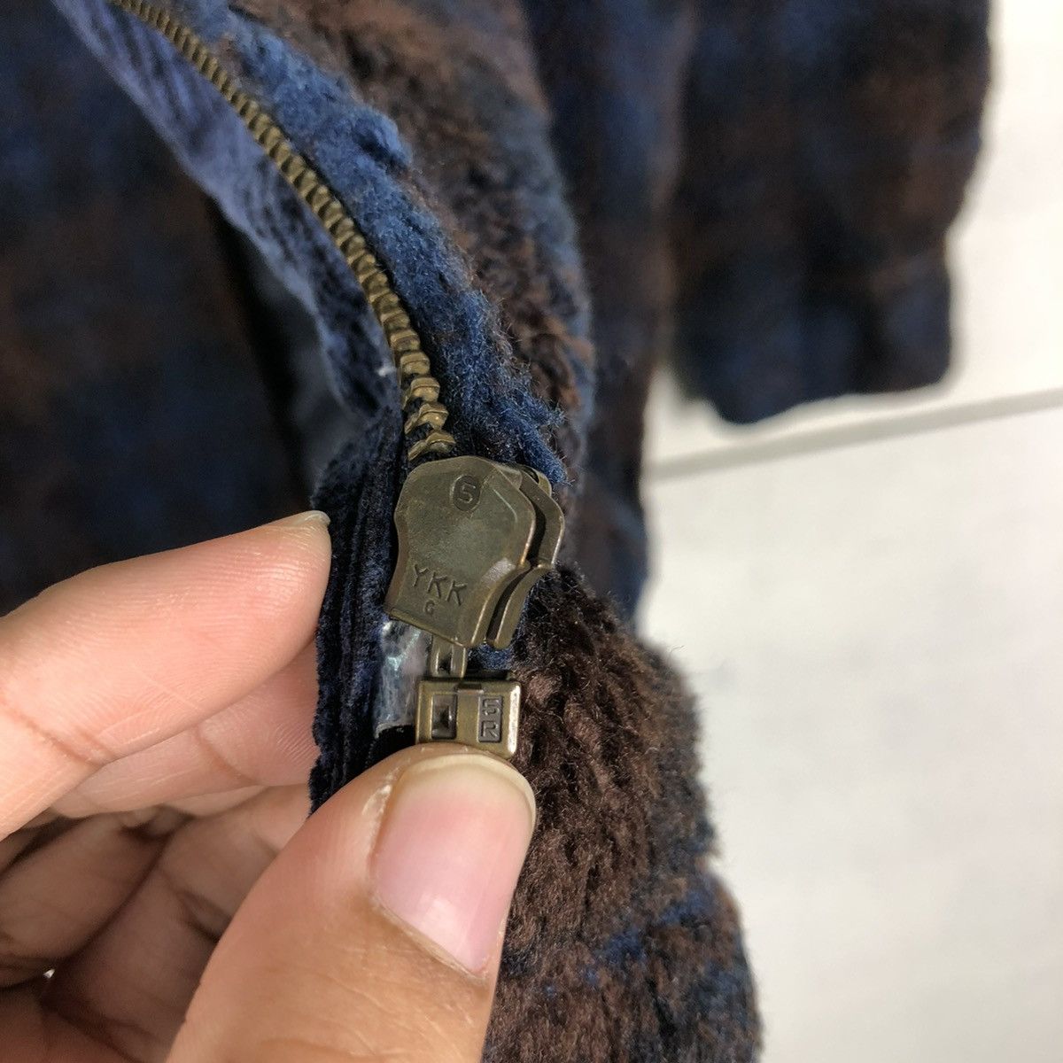 Japanese Brand 🔥VINTAGE FLEECE JACKET NAVAJO NATIVE MAVI & SONS Size US L / EU 52-54 / 3 - 17 Thumbnail