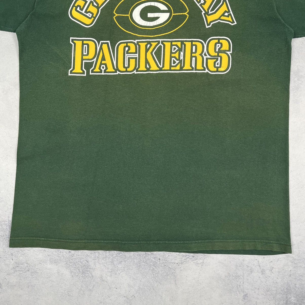 NFL Vintage Green Bay Packers NFL faded Made in USA tee 90’s Size US XL / EU 56 / 4 - 9 Thumbnail