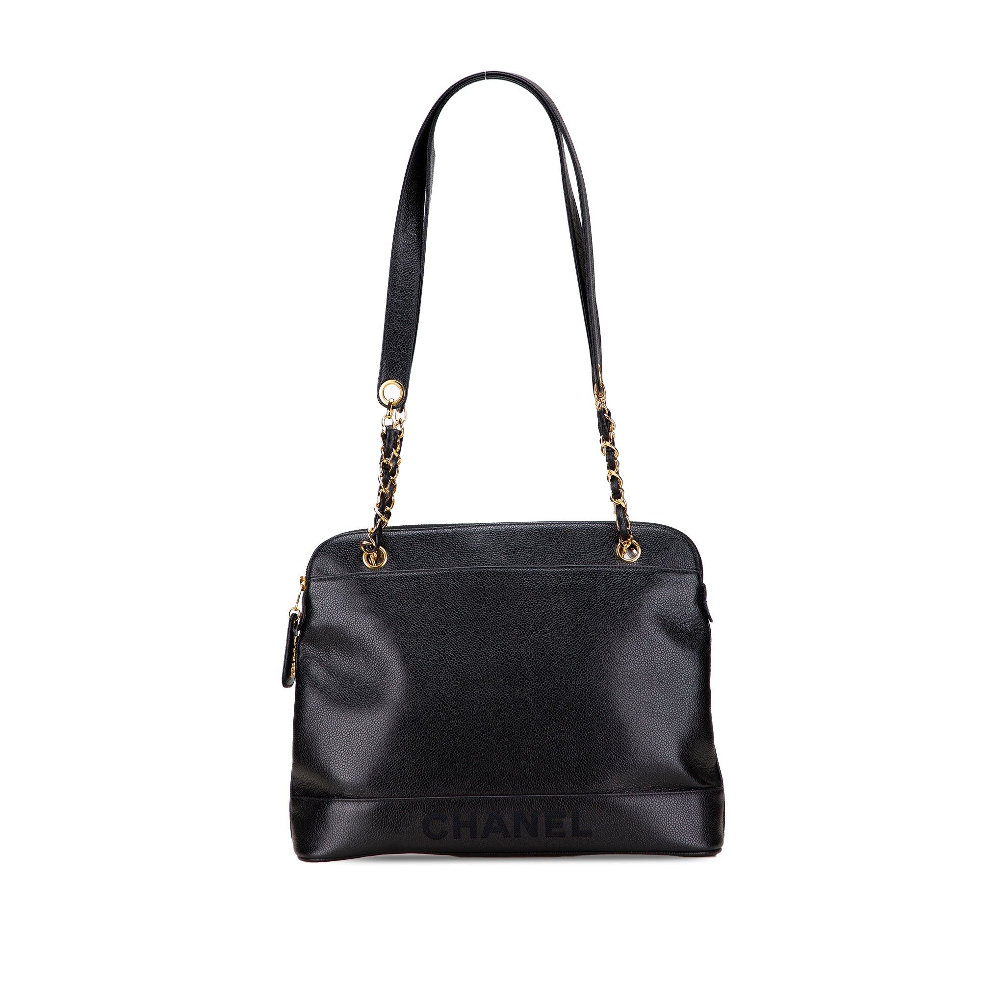 Chanel Caviar Logo Shoulder Bag Size ONE SIZE - 1 Thumbnail