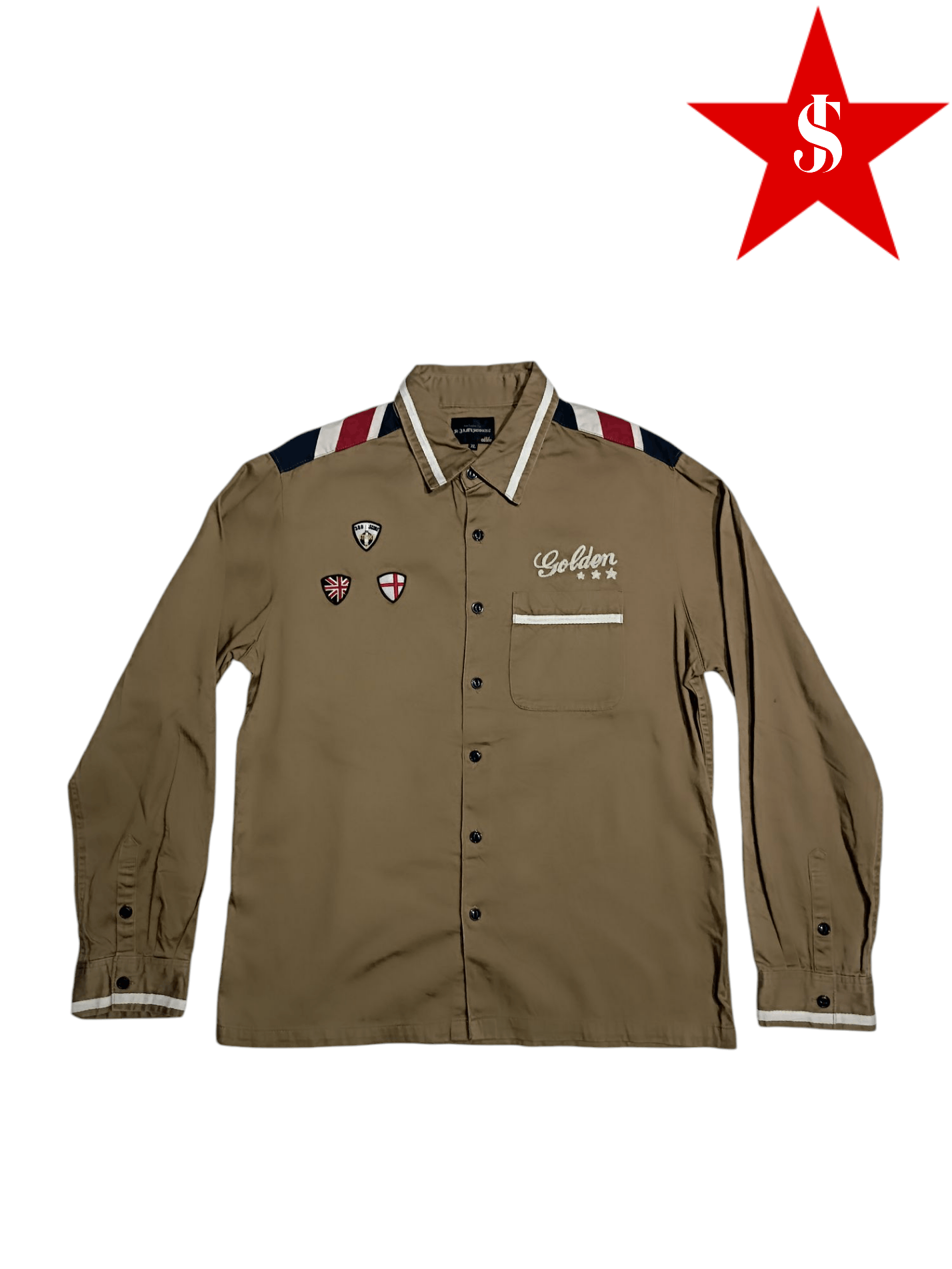 Japanese Brand Union Jack Long Sleeve Shirt Size US XL / EU 56 / 4 - 1 Thumbnail