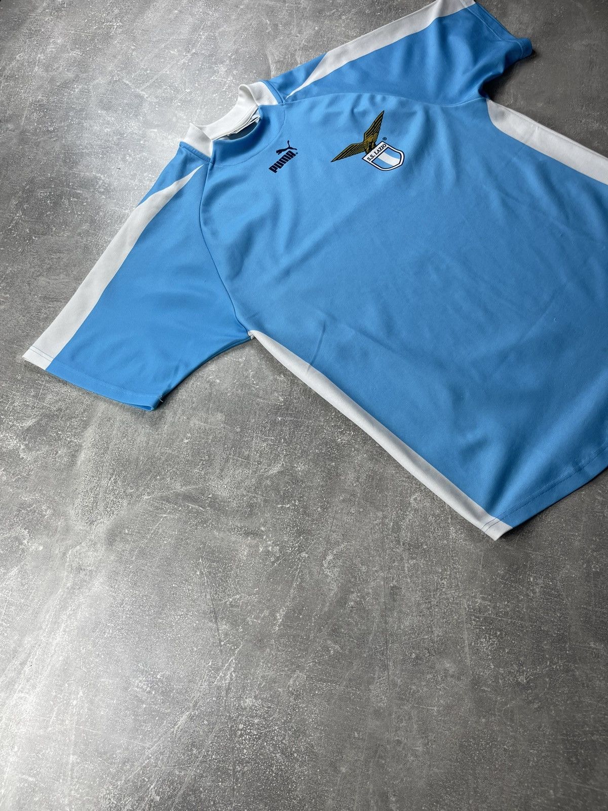 Puma Vintage S.S. Lazio Puma Jersey Dedicata a Te Autograph Shirt Size US M / EU 48-50 / 2 - 7 Thumbnail