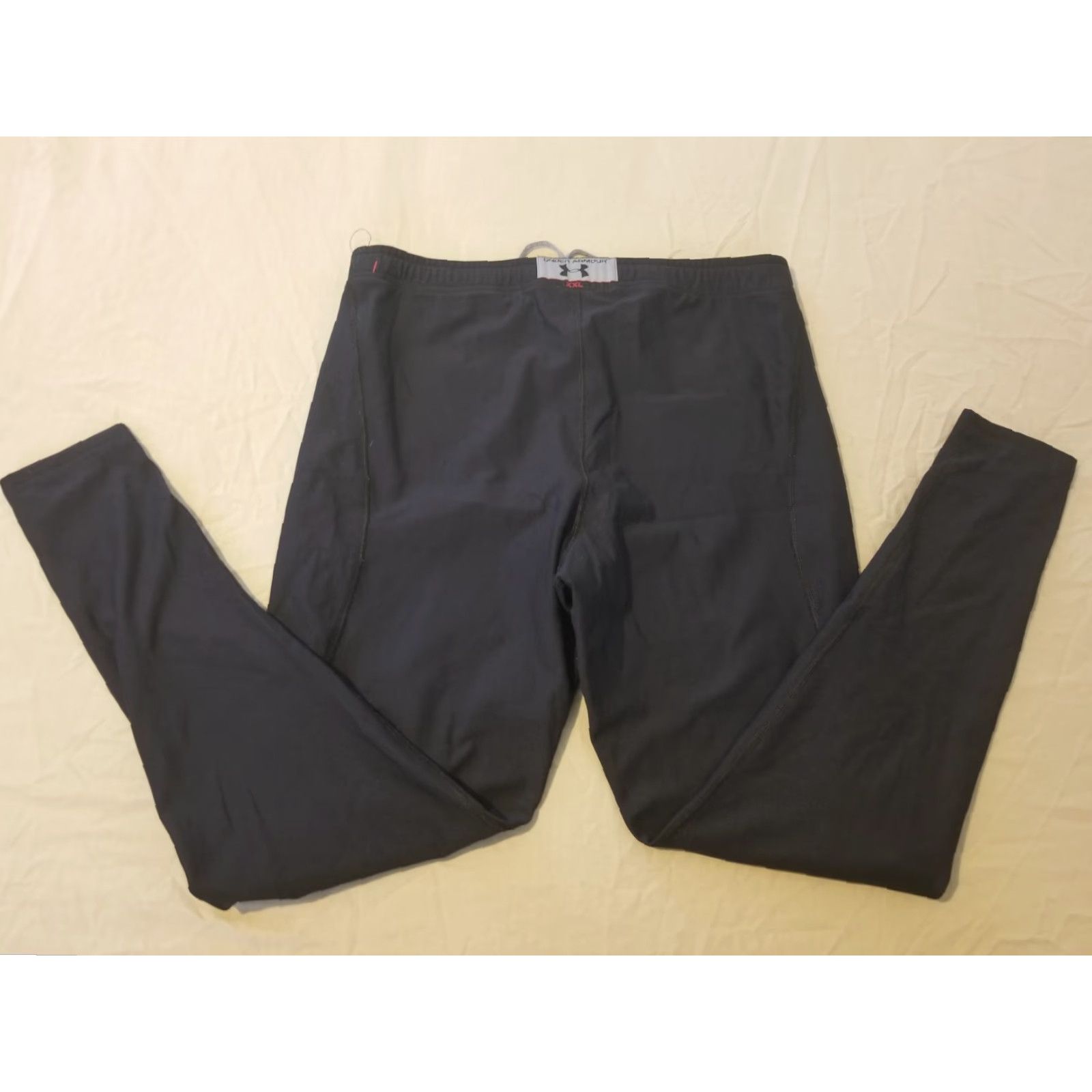 Under Armour Under Armour Mens Pants 2XL Black Athletic Gym Workout Sweatpants with Pockets Men Size US 39 - 2 Thumbnail