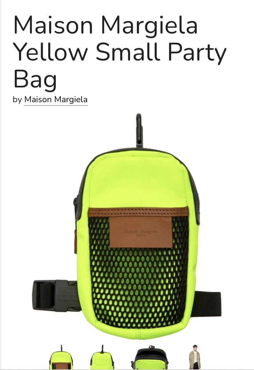 Maison Margiela Maison Martin Margiela Yellow Small Party Bag Size ONE SIZE - 2 Thumbnail
