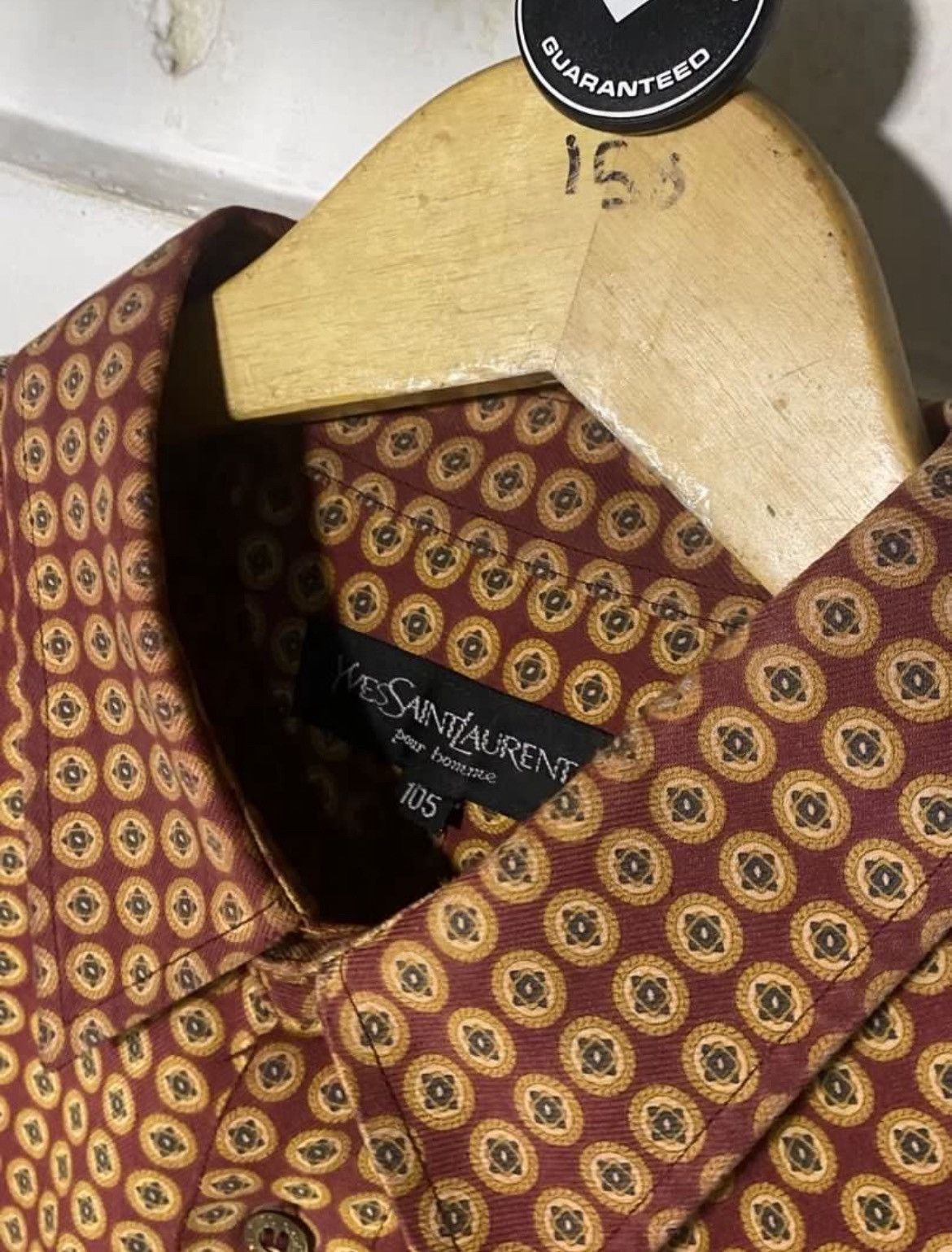 Yves Saint Laurent YSL Short Sleeve Button Shirt Summer Size US M / EU 48-50 / 2 - 3 Thumbnail