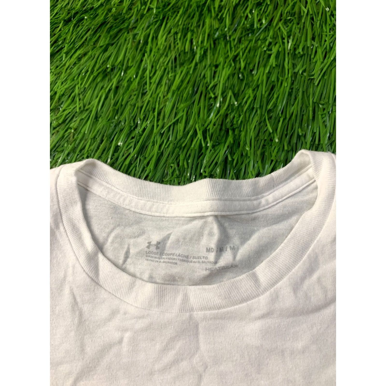 Under Armour UNDER ARMOUR HEATGEAR T-SHIRT Mens Casual Shirt Jersey White 2020 M Short Sleeve Crew Neck Classic Fit Size US M / EU 48-50 / 2 - 5 Thumbnail