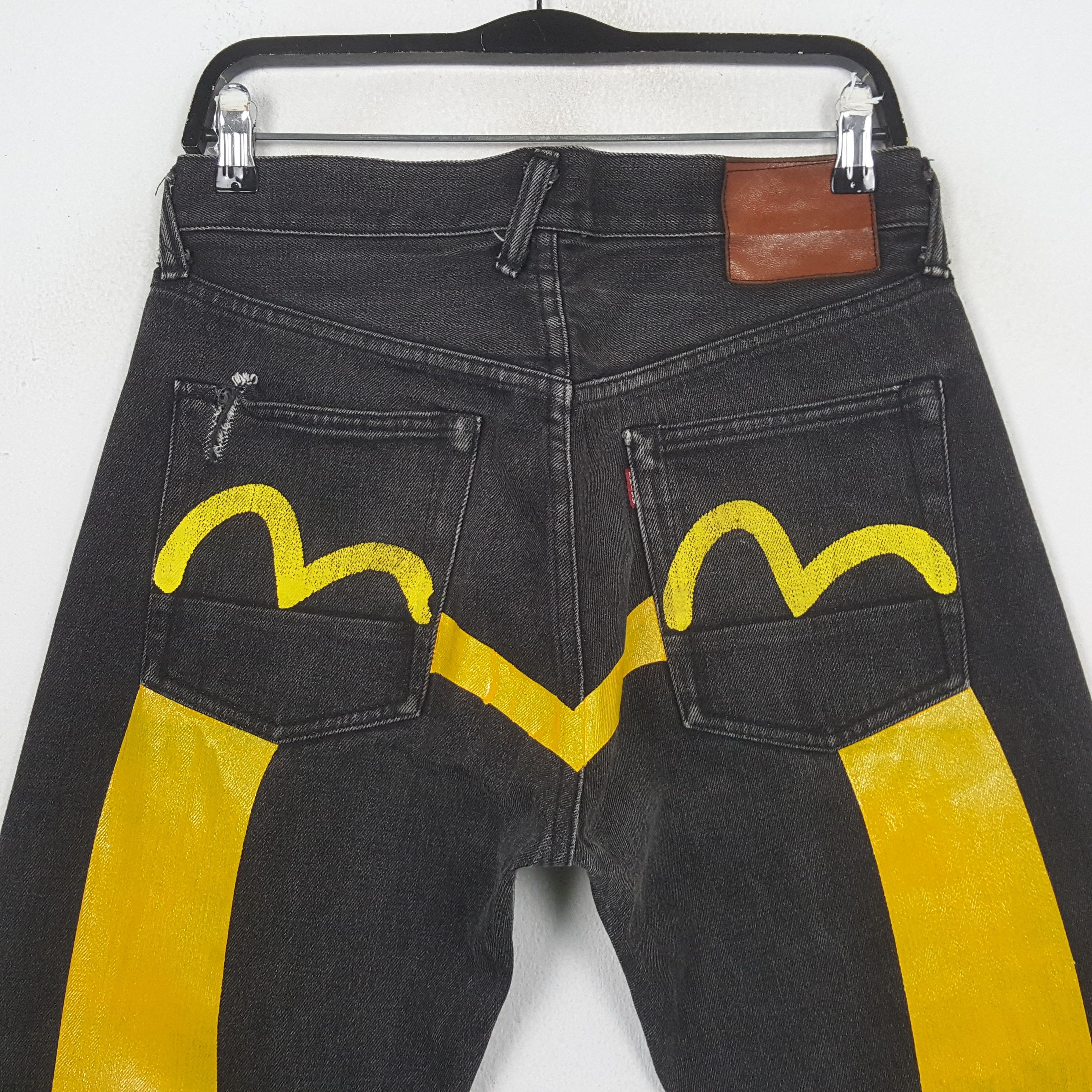 Evisu Evisu Japanese Brand Streetwear Custom Daicock Jeans RR27 Size US 31 - 2 Thumbnail