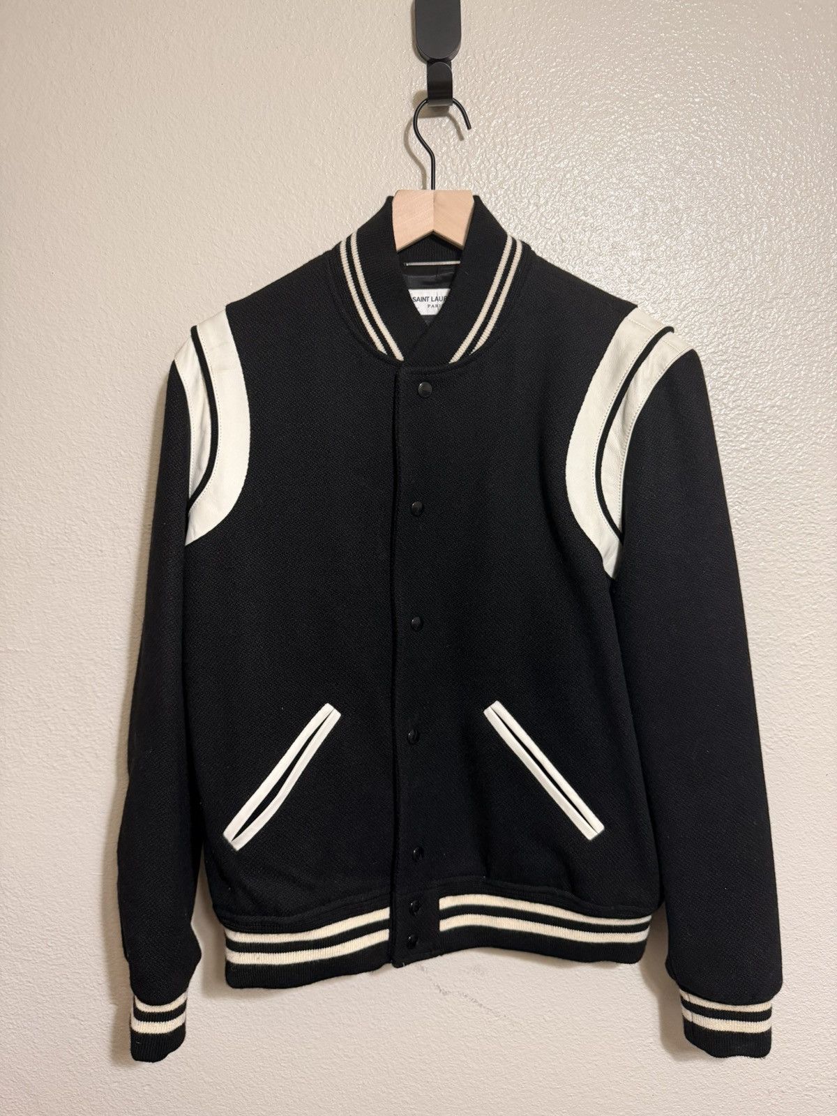 Saint Laurent Paris Saint Laurent Teddy Varsity Jacket Size US M / EU 48-50 / 2 - 1 Thumbnail