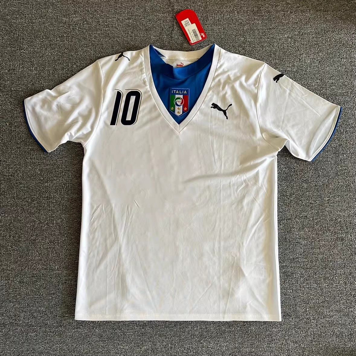 Other 2006 Italy #10 Totti Jersey Away Size US XL / EU 56 / 4 - 1 Thumbnail