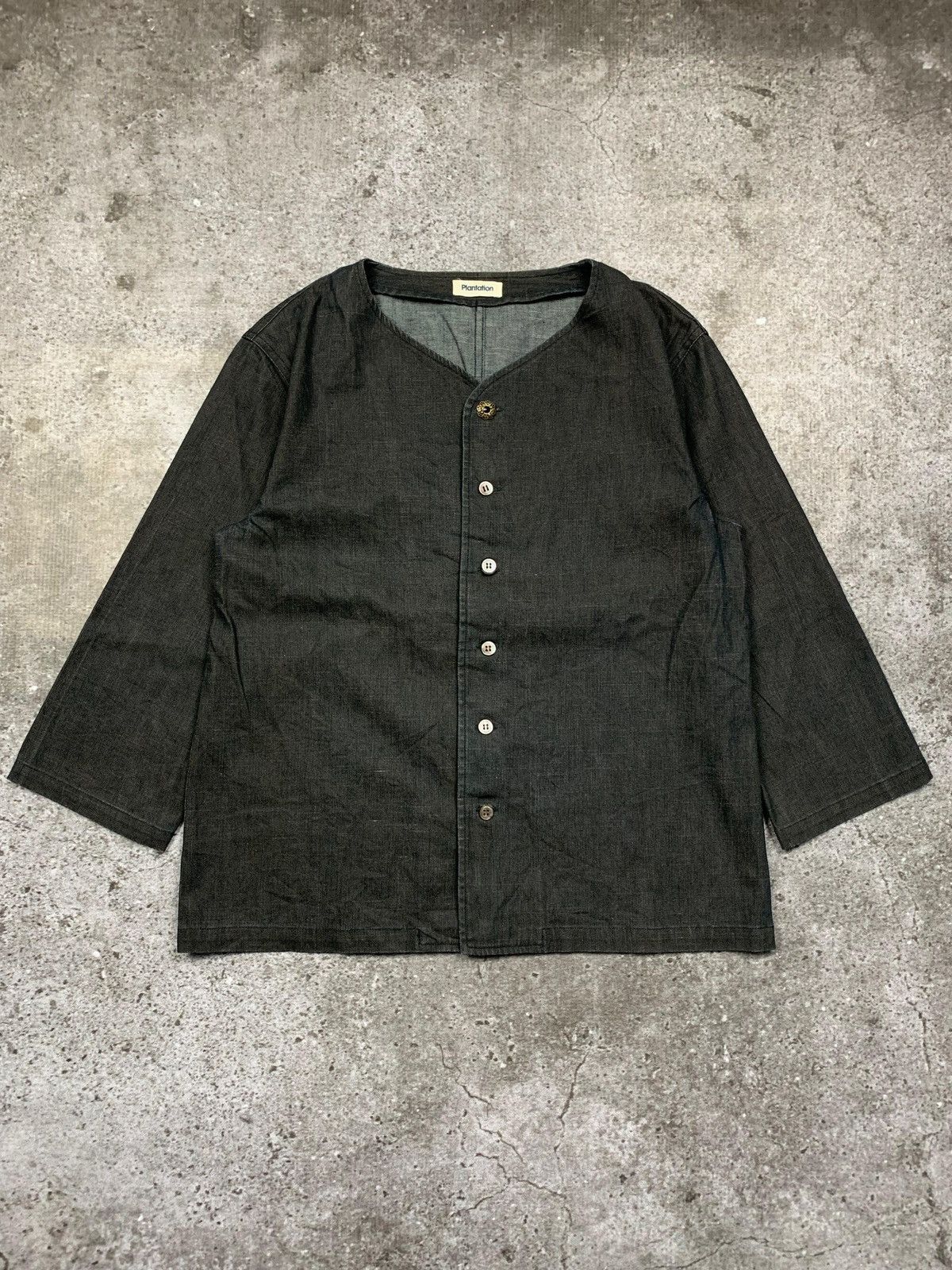 Issey Miyake Plantation By Issey Miyake Button Denim Shirt Size US M / EU 48-50 / 2 - 2 Thumbnail