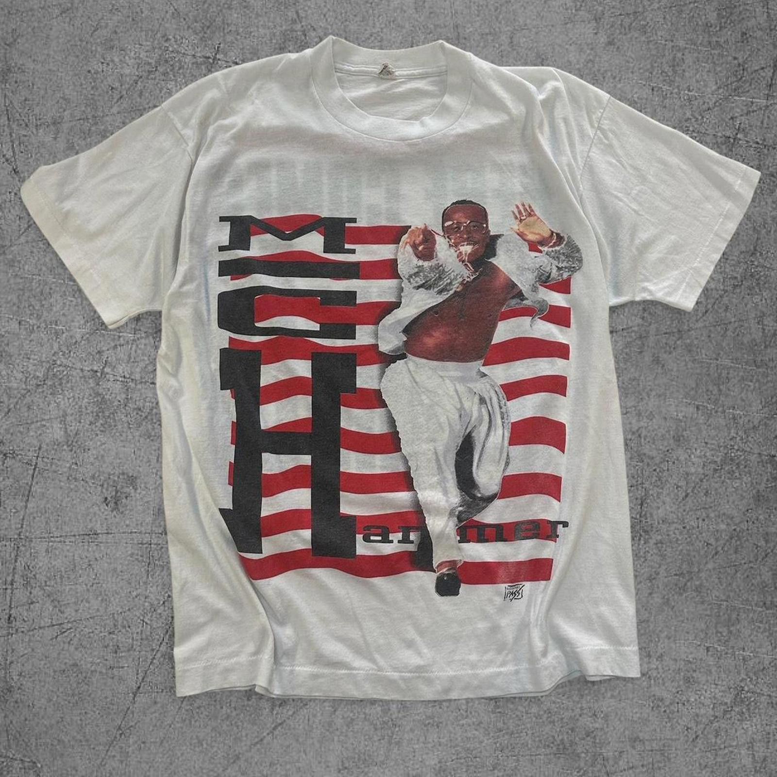 Rap Tees 90s Here Comes the Hammer MC Hammer Tour Tee - XL Size US XL / EU 56 / 4 - 1 Thumbnail