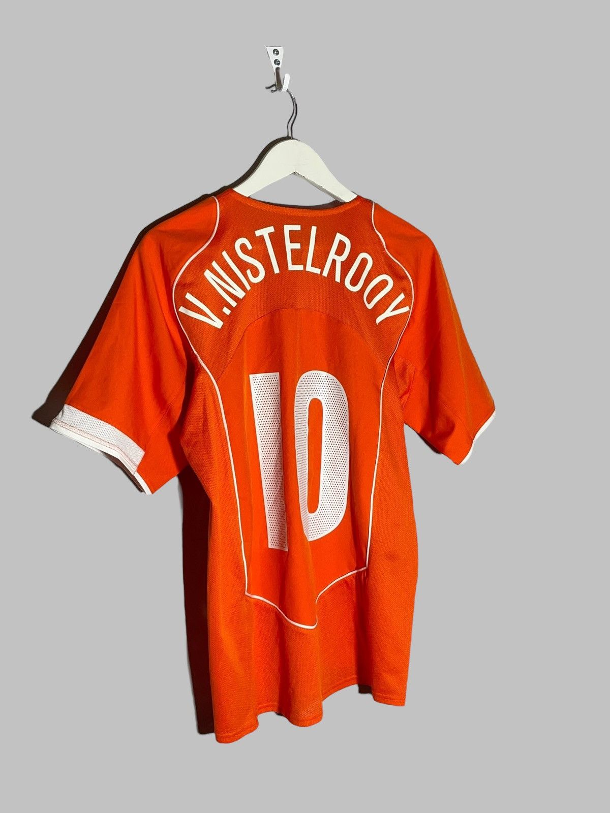 Nike #10 Van Nistelrooy Netherlands Nike 2004 Home Football Shirt Size US M / EU 48-50 / 2 - 1 Thumbnail