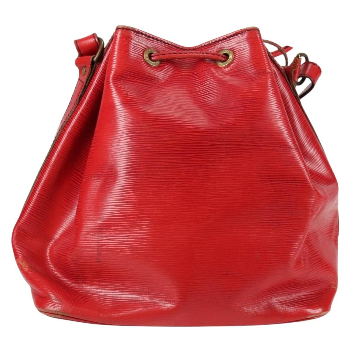 Louis Vuitton LOUIS VUITTON Epi Petit Noe Shoulder Bag Red M44107 Size ONE SIZE - 2 Thumbnail