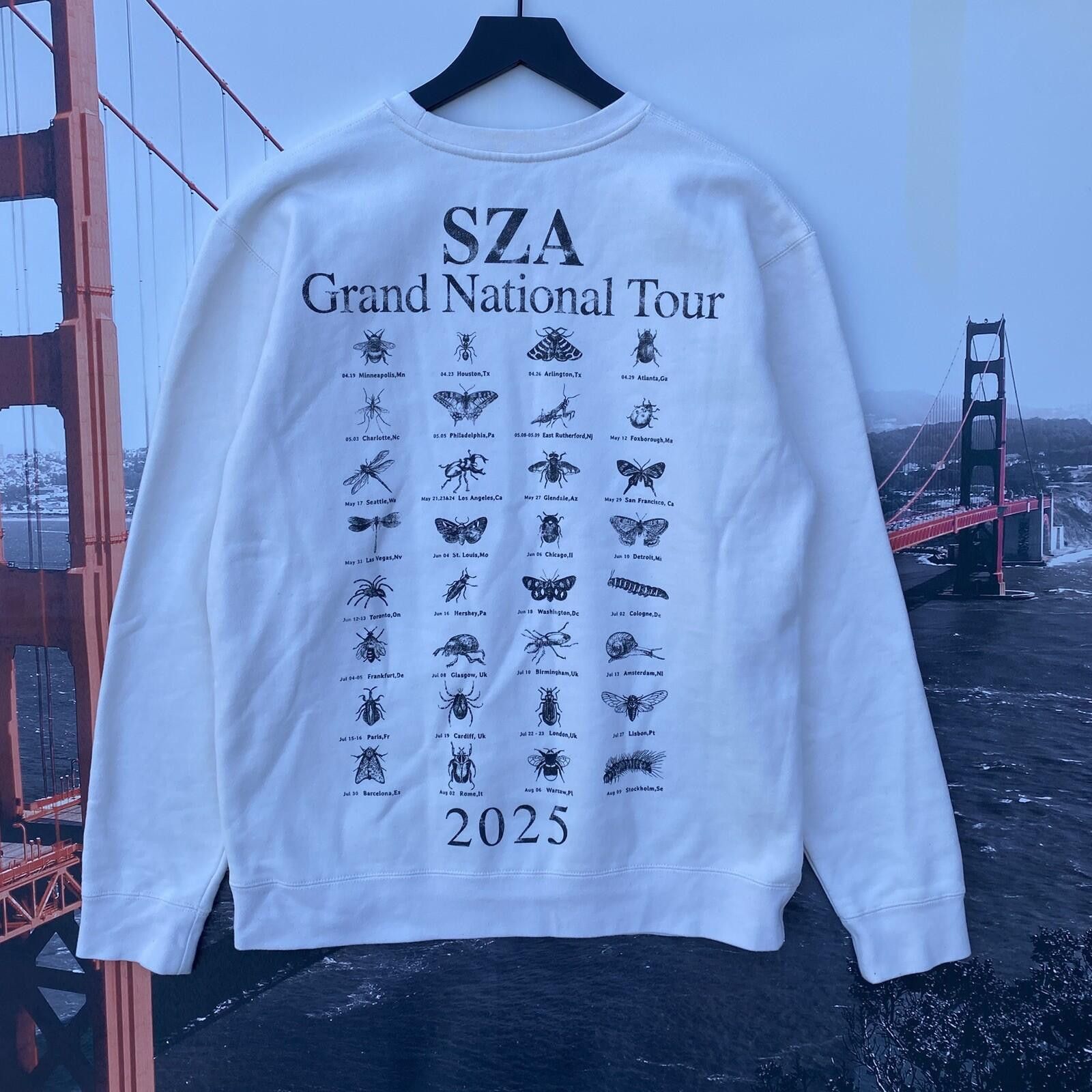 Other SZA SOS Grand National Tour 2025 Bugs Sweatshirt Size Medium Size US 32 / EU 48 - 2 Thumbnail