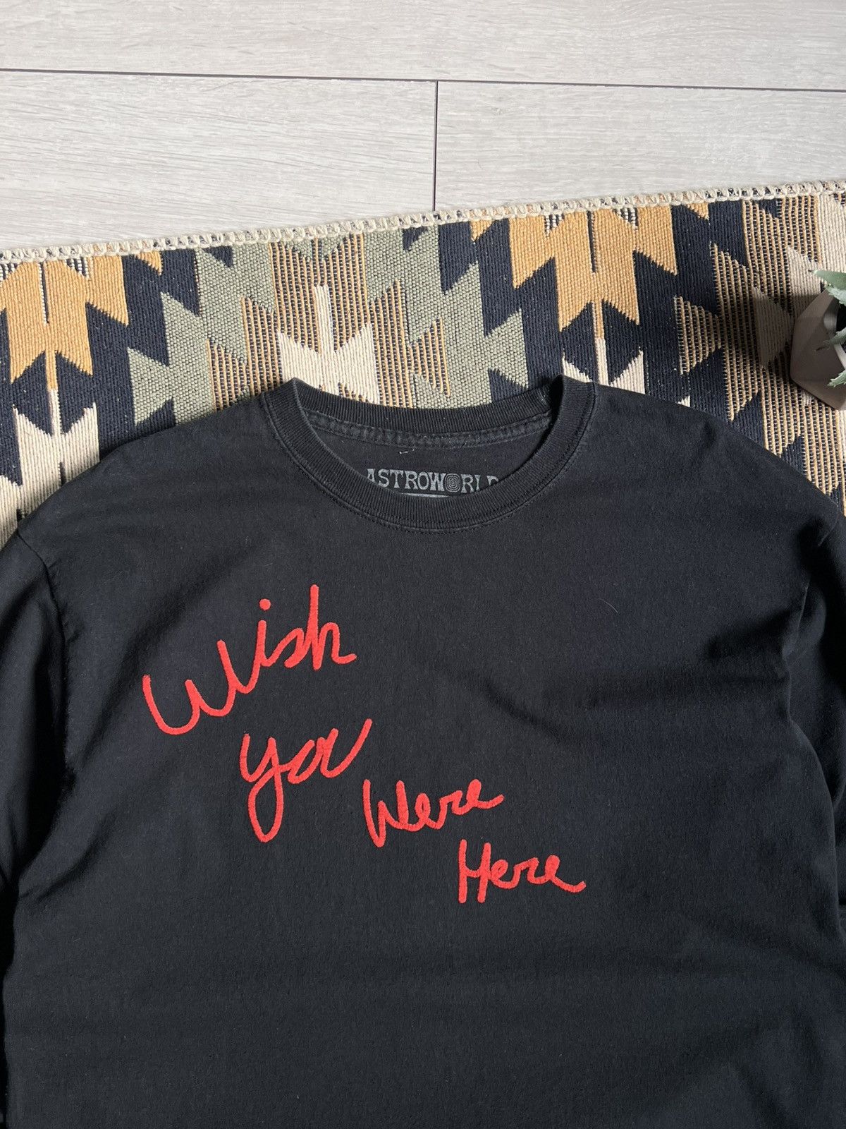 Travis Scott Astroworld Tour Wish You Were Here Popcorn Long Sleeve Tee Size US M / EU 48-50 / 2 - 5 Thumbnail