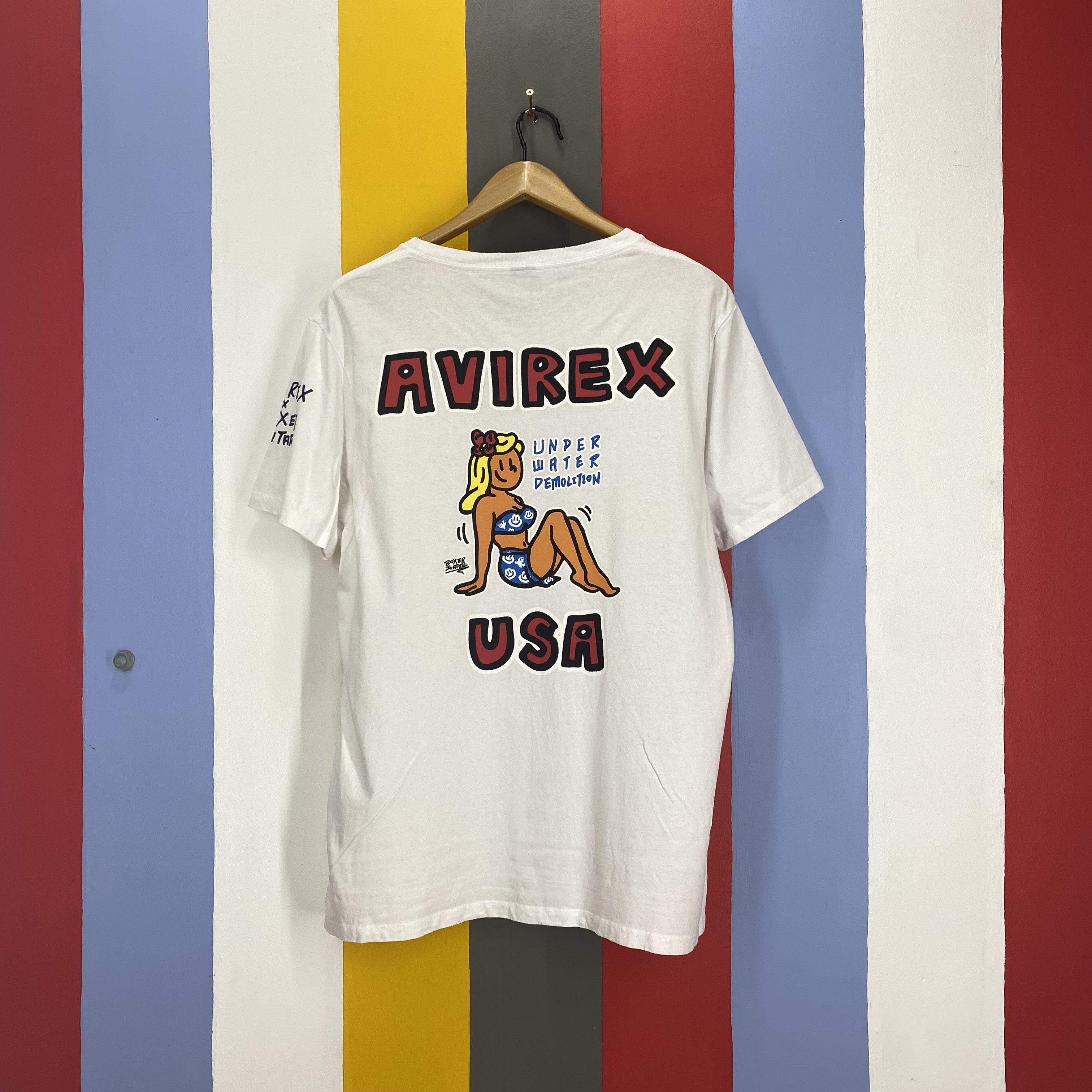 Avirex AVIREX x BOXER JUNTARO Crew Neck T Shirt #1857/08 Size US L / EU 52-54 / 3 - 1 Thumbnail
