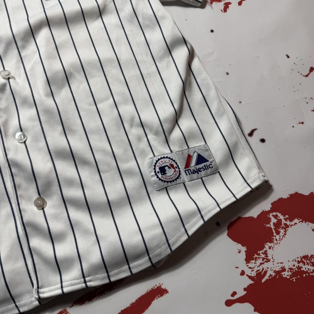 Majestic × New York Yankees × Vintage vintage 90s majestic x new york yankees jersey very rare Size US XL / EU 56 / 4 - 6 Thumbnail