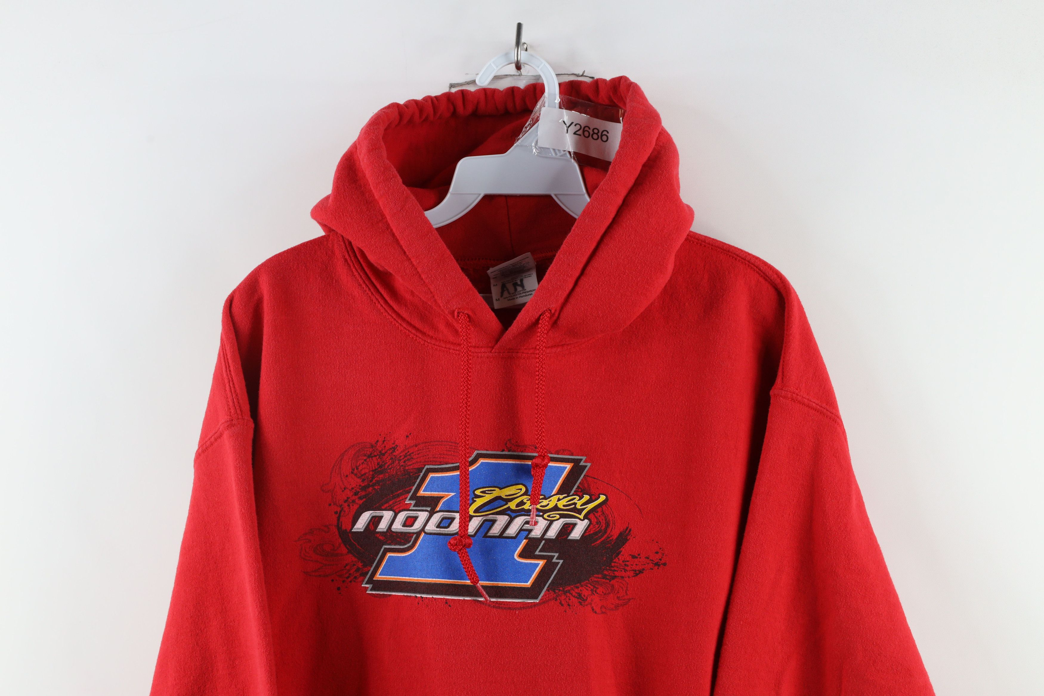Vintage Vintage Y2K Streetwear Casey Noonan Racing Hoodie Sweatshirt Size US M / EU 48-50 / 2 - 2 Thumbnail