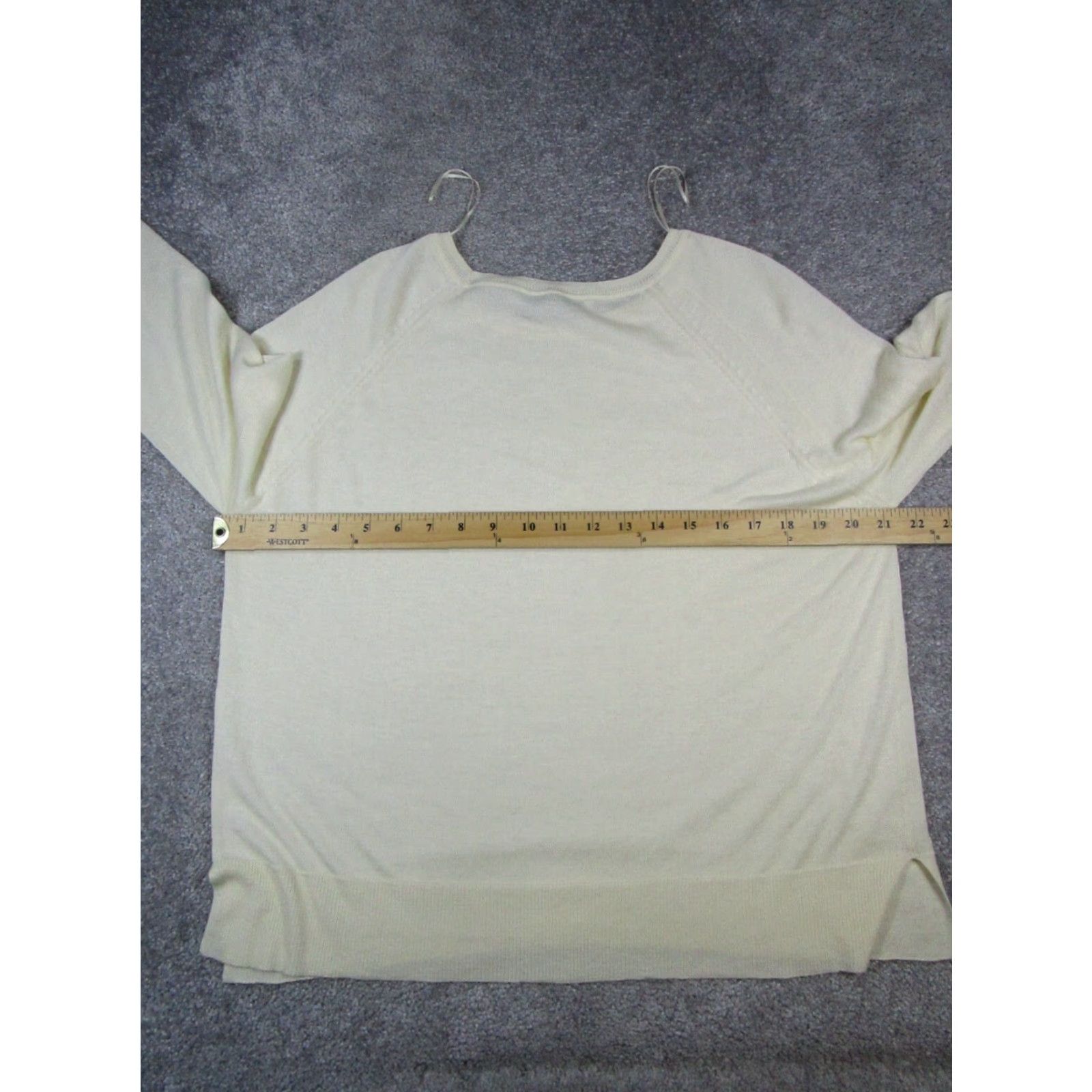 Zara Zara Sweater Womens Small Beige Knit Pullover Long Sleeve Round Neck Polyester Knit Pullover Womens Size S Beige Size S / US 4 / IT 40 - 7 Thumbnail