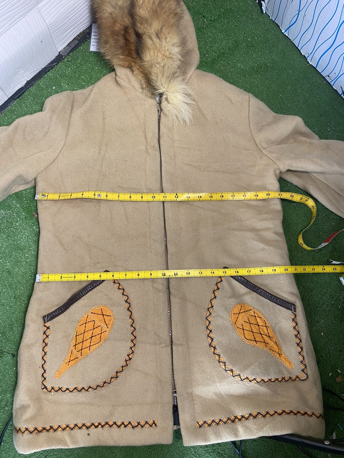 If Six Was Nine VINTAGE JAMES BAY MFG. INC. ARCTIC SCENE WOOL PARKA Size M / US 6-8 / IT 42-44 - 13 Thumbnail