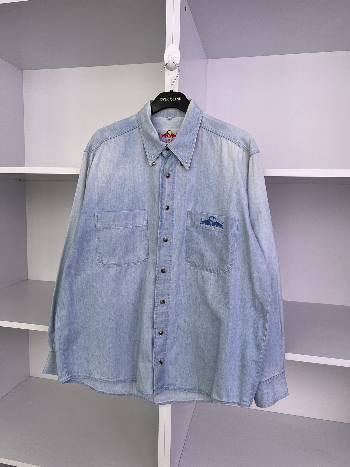 Red Bull × Vintage Vintage Petronas Red Bull Racing Button Up shirt Size US L / EU 52-54 / 3 - 6 Thumbnail