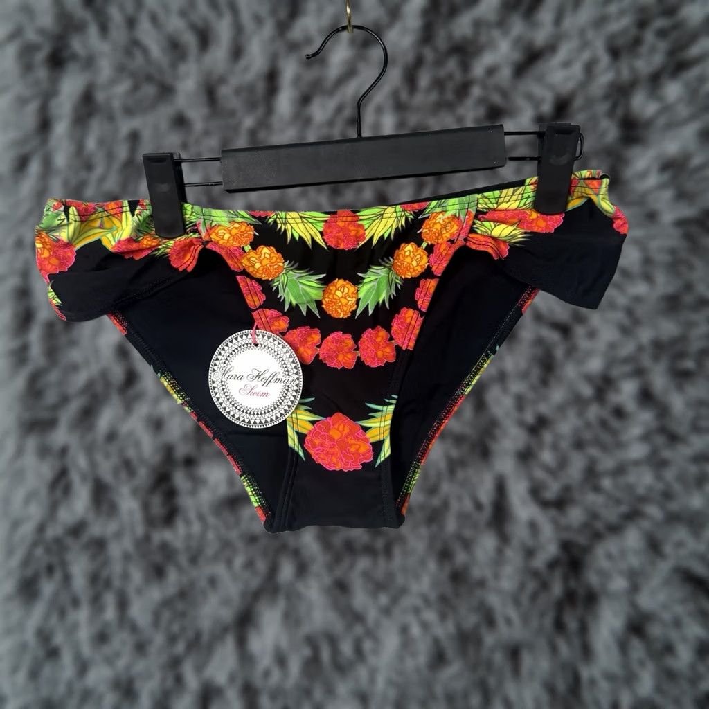 Mara Hoffman Mara Hoffman Bikini Bottom L Multicolor Floral Bikini Bottom Women L Pineapple Botanical Dopamine Indie Whimsigoth Swim Size 36" / US 14 / IT 50 - 1 Thumbnail