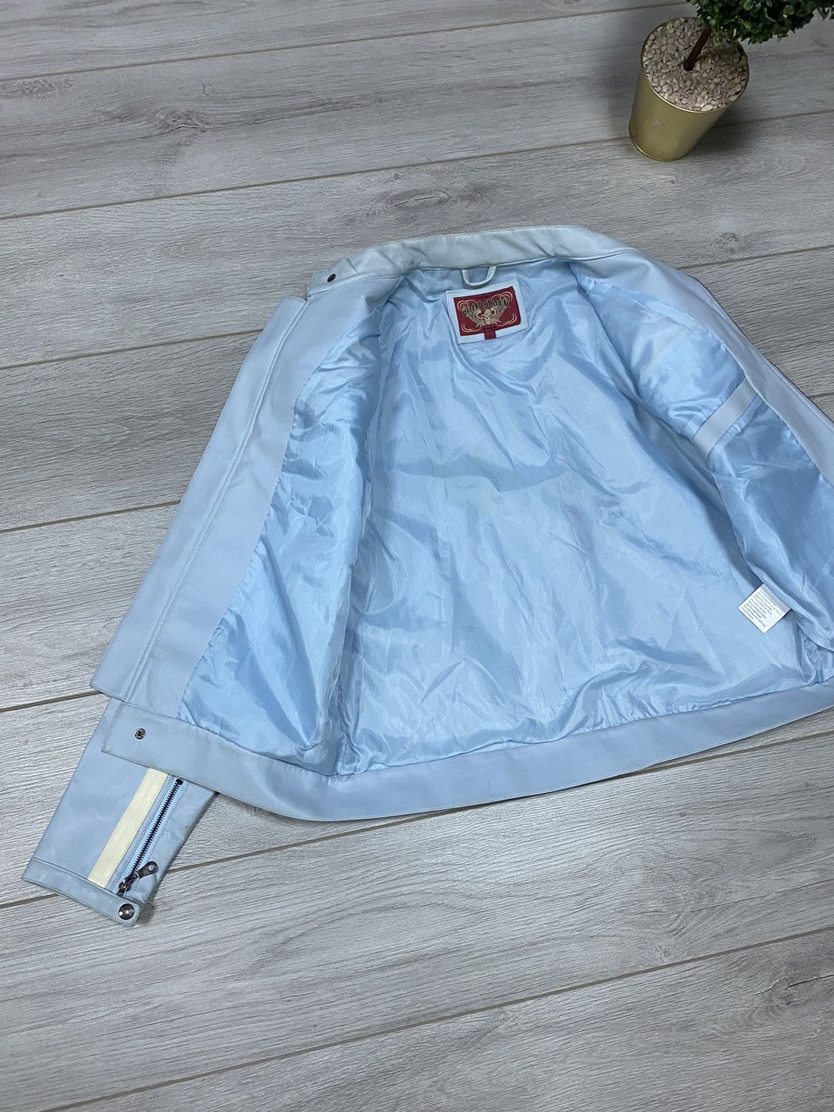 NASCAR Vintage Baby Blue Nascar Jacket F1 quickshark Size L / US 10 / IT 46 - 8 Thumbnail