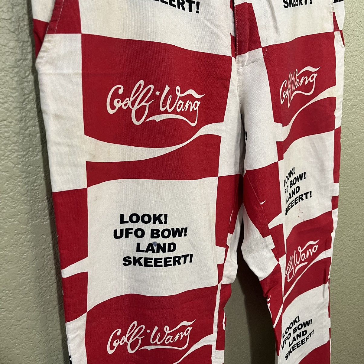 Golf Wang Golf Wang Coco Cola UFO Chino Pants Size 32 Size US 32 / EU 48 - 3 Thumbnail