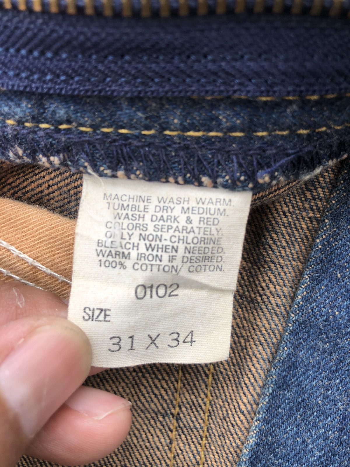 If Six Was Nine Japanese Lee Flared Jeans Distressed Jeans Size US 31 - 16 Thumbnail